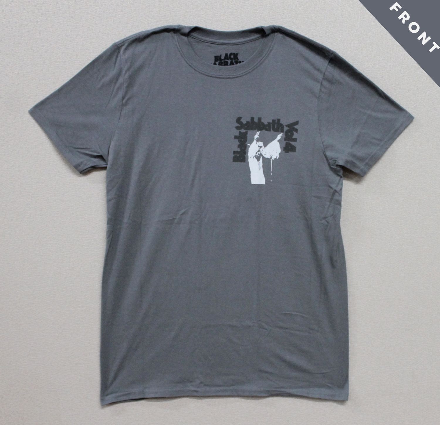 Black Sabbath Vol 4 Chest Logo - Grey