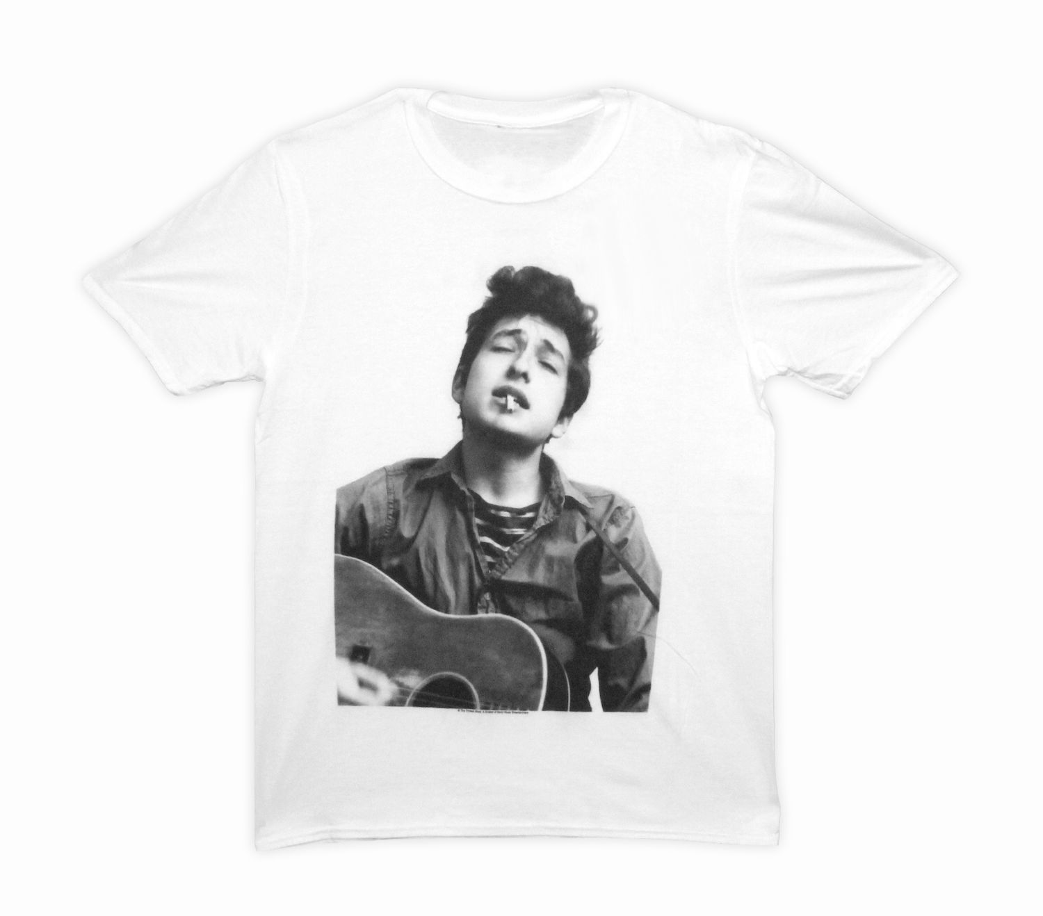 Bob Dylan Portrait - White