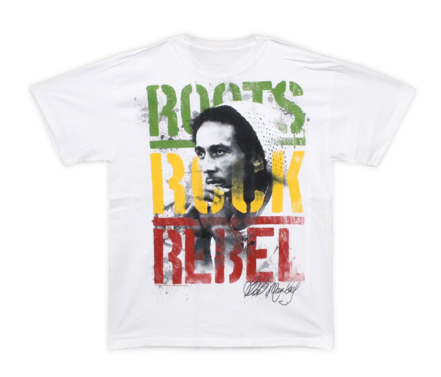 Bob Marley Roots Rock Rebel - White