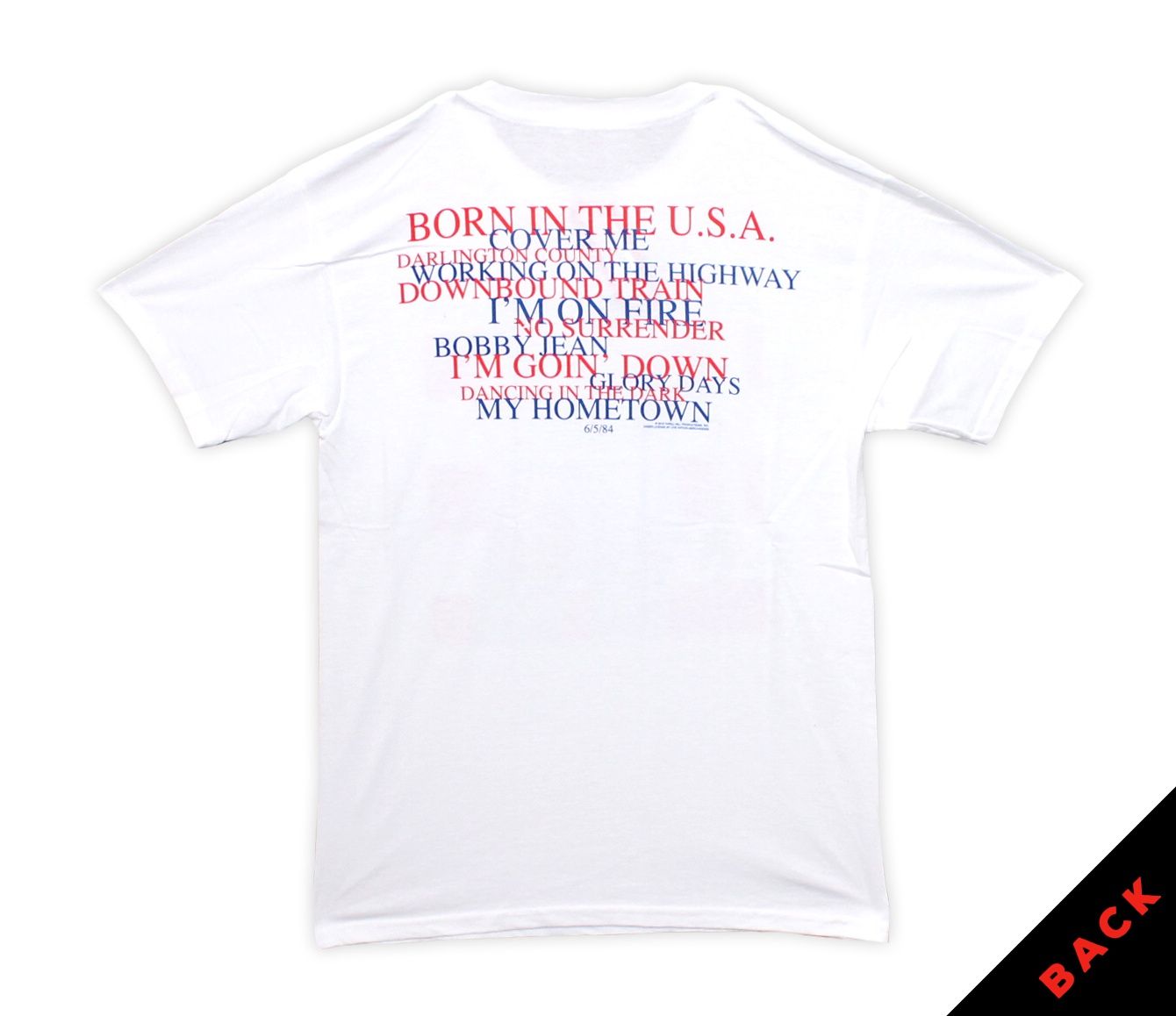 Bruce Springsteen Born in the U.S.A. - White