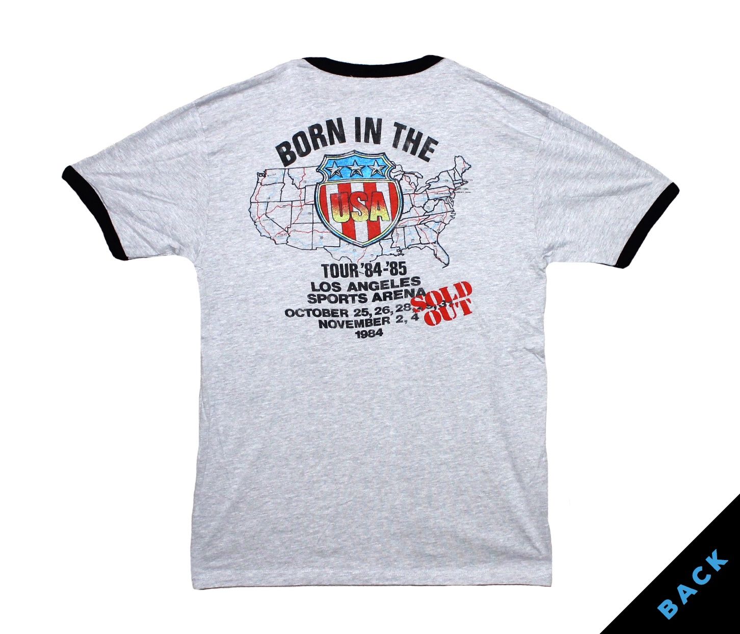 Bruce Springsteen and the E Street Band Ringer - Heather Grey/Black