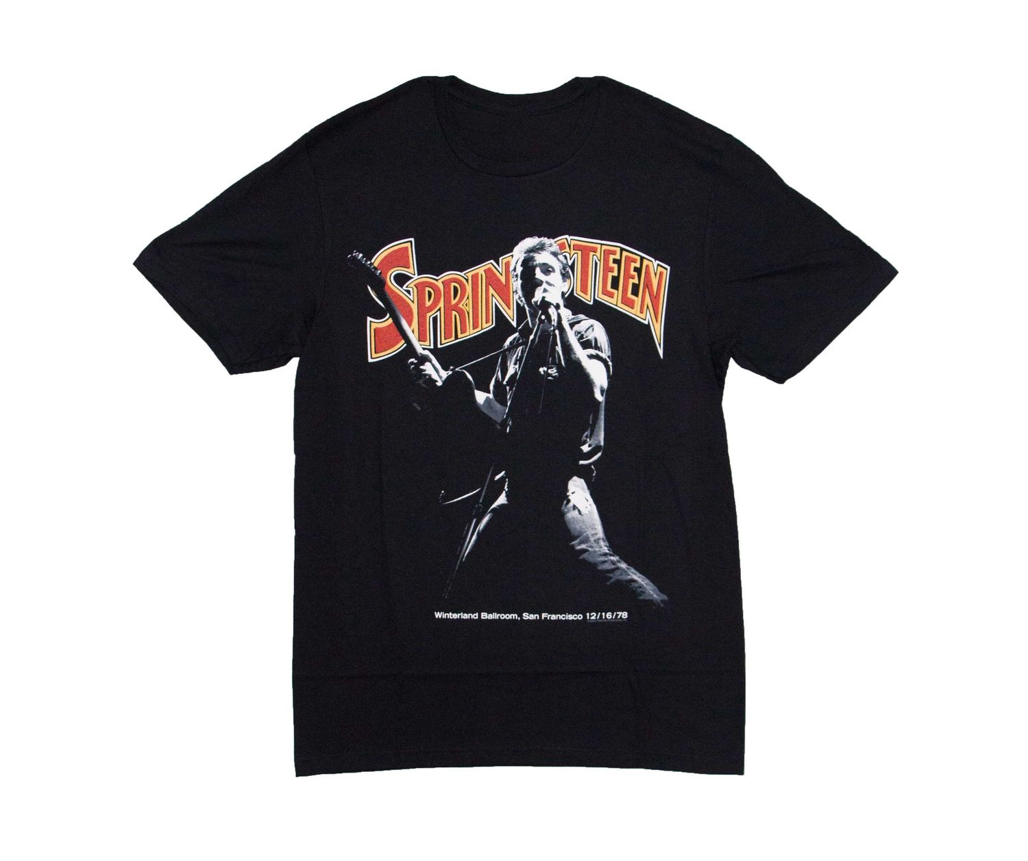 Bruce Springsteen Winterland Ballroom Singing - BLK