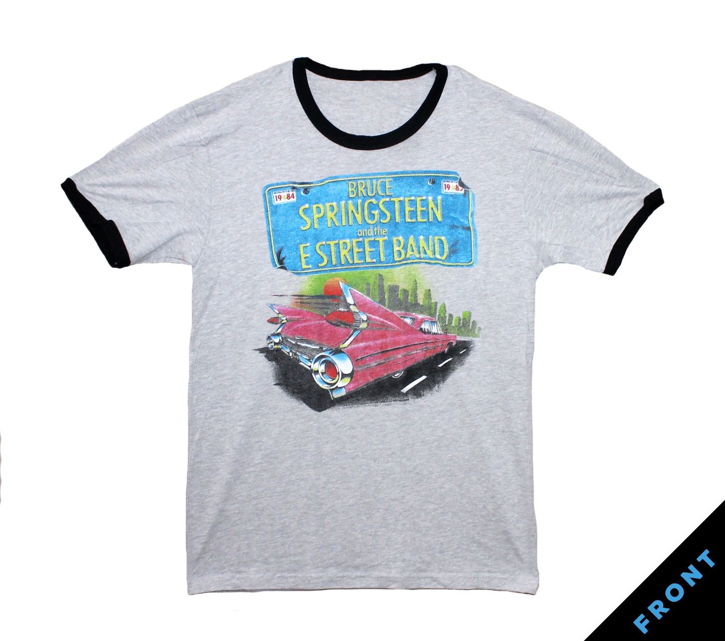 Bruce Springsteen and the E Street Band Ringer - Heather Grey/Black