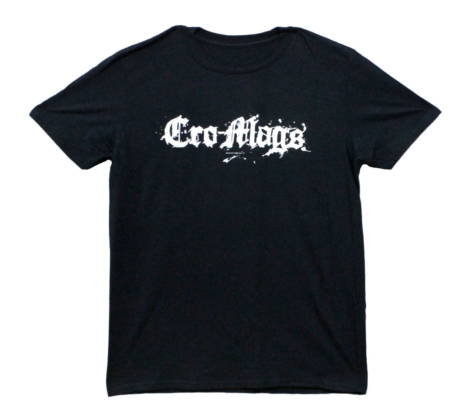 Cro-Mags White Text-Black