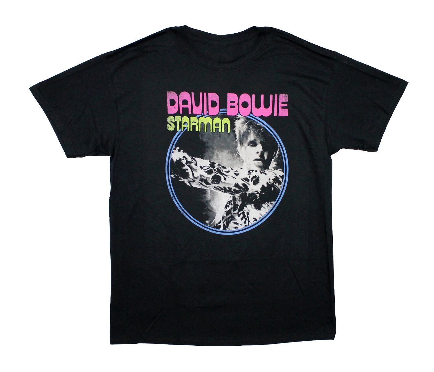 David Bowie Starman Circle - Black