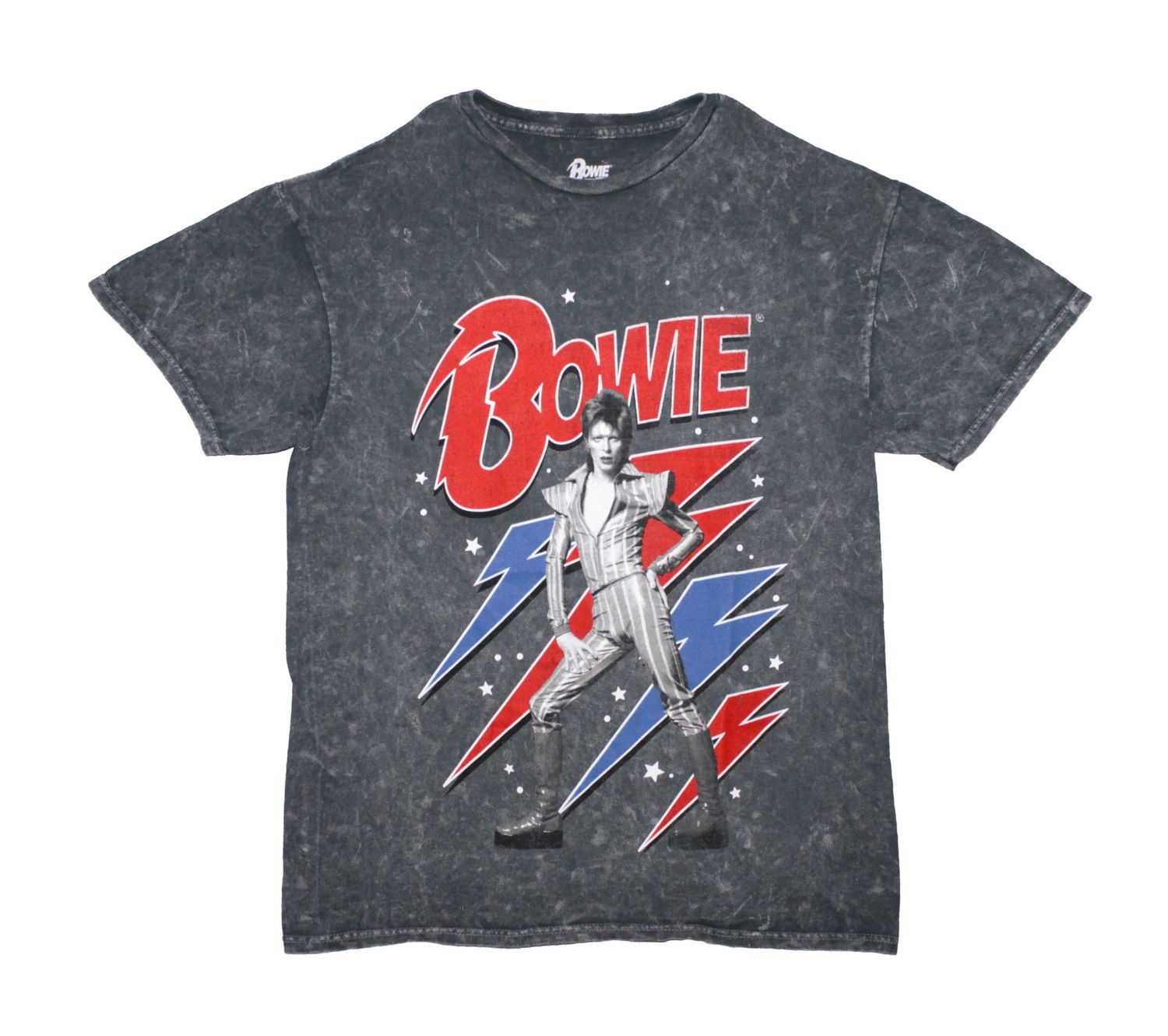 David Bowie Americana Lightning Bolt - CHRCL MINERAL WASH
