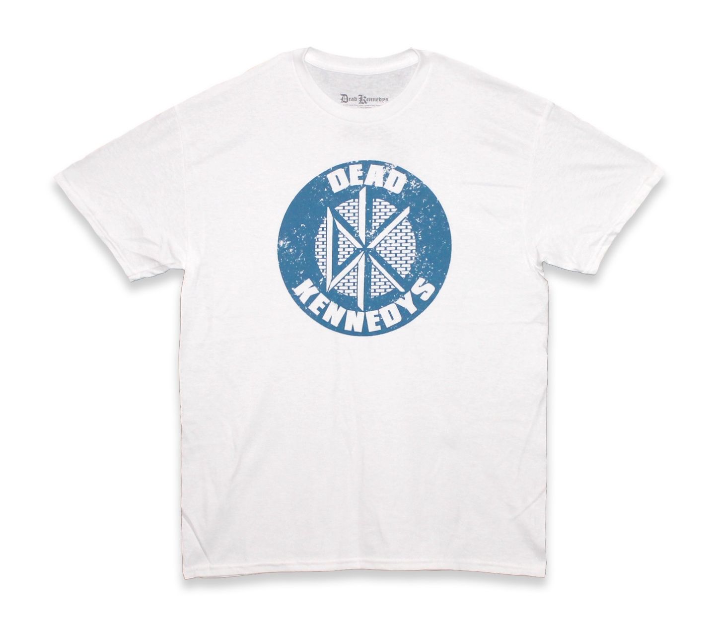 Dead Kennedys Blue Brick Logo - White