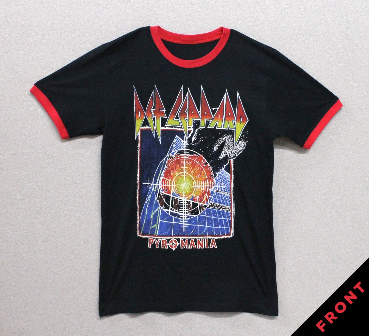 Def Leppard Rock 'Til We Drop Tour-Black