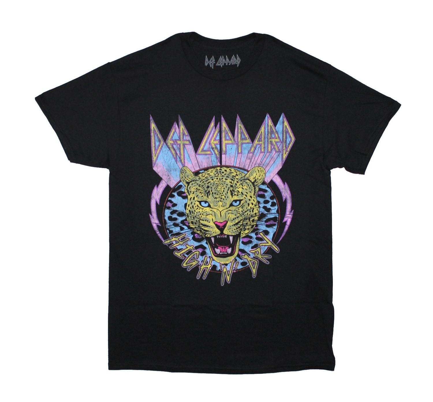 Def Leppard High N Dry Leopard - Black