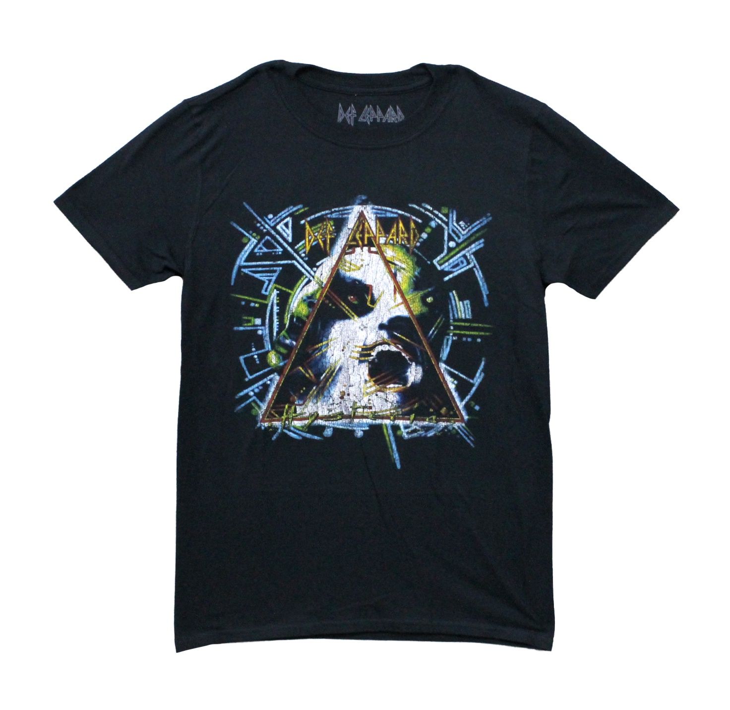 Def Leppard Hysteria Distressed - Black