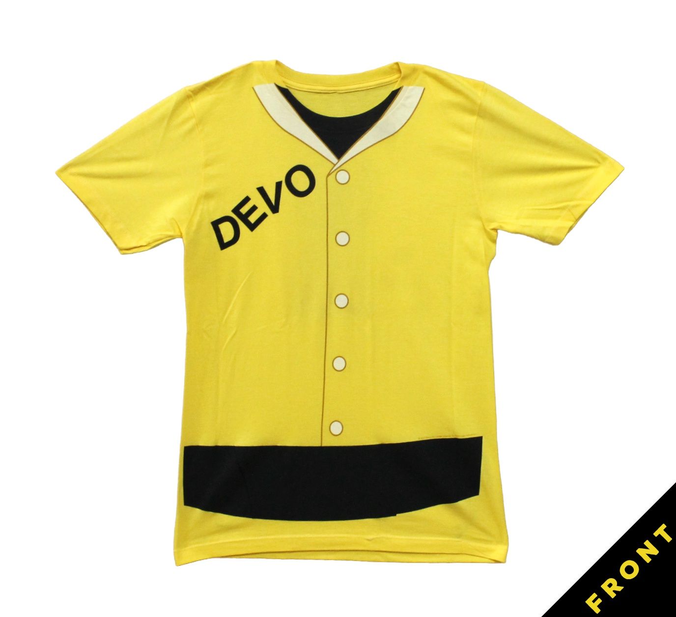 Devo Shirt Subway Tee-Yellow