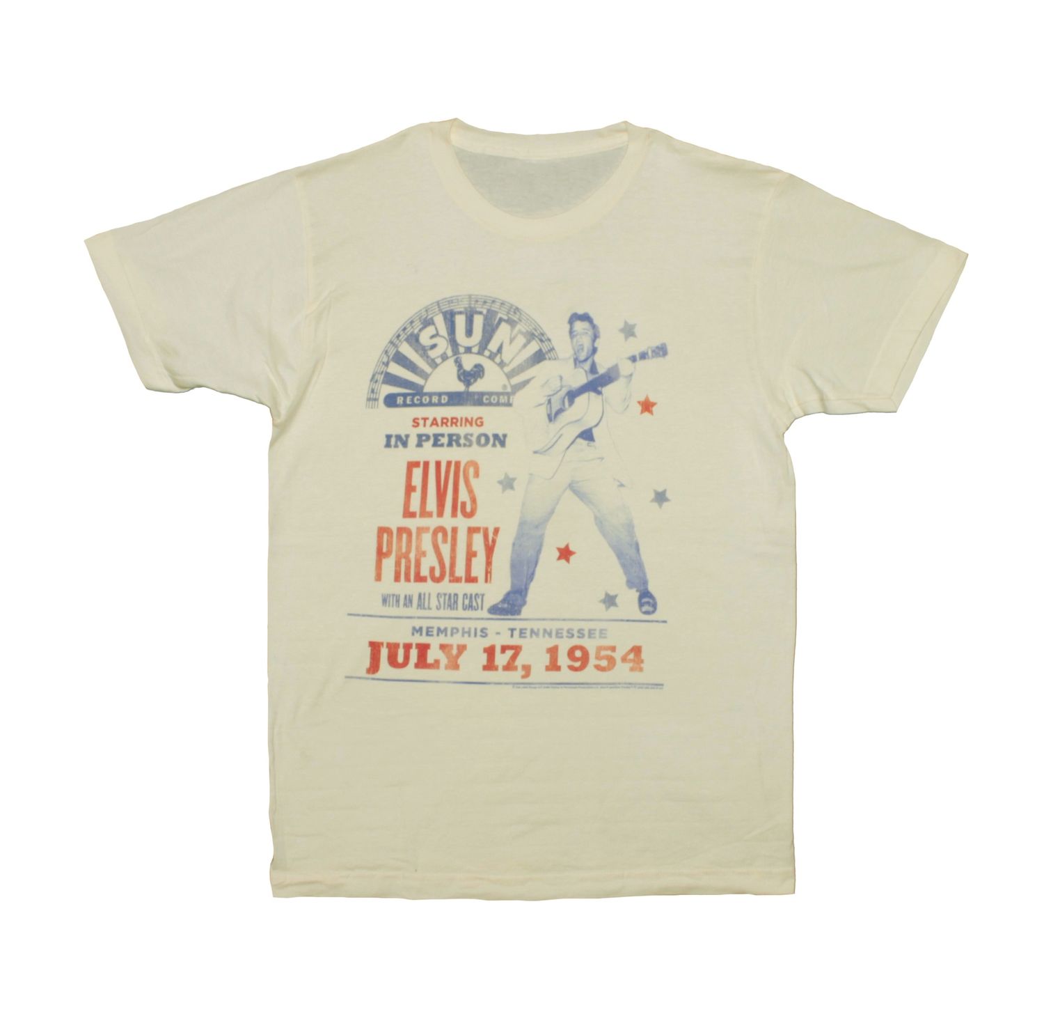 Elvis Concert Poster - Natural
