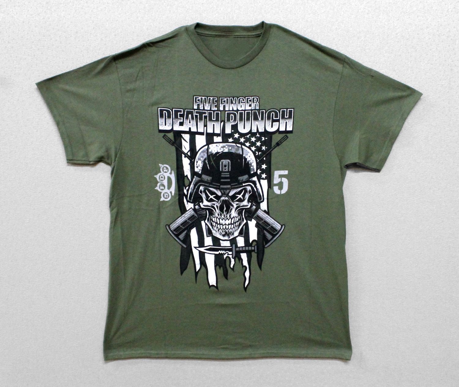 Five Finger Death Punch Special Forces - Olive Green
