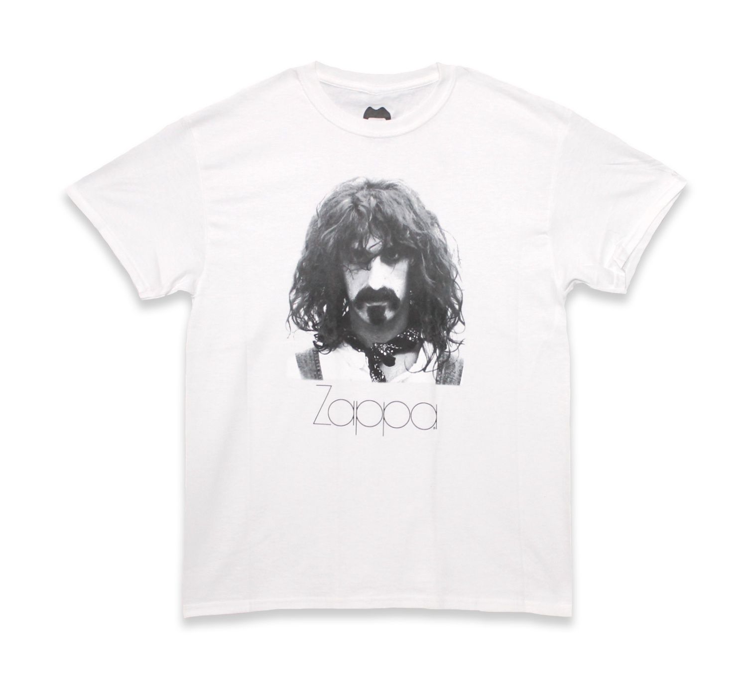 Frank Zappa Zapped Portrait - White