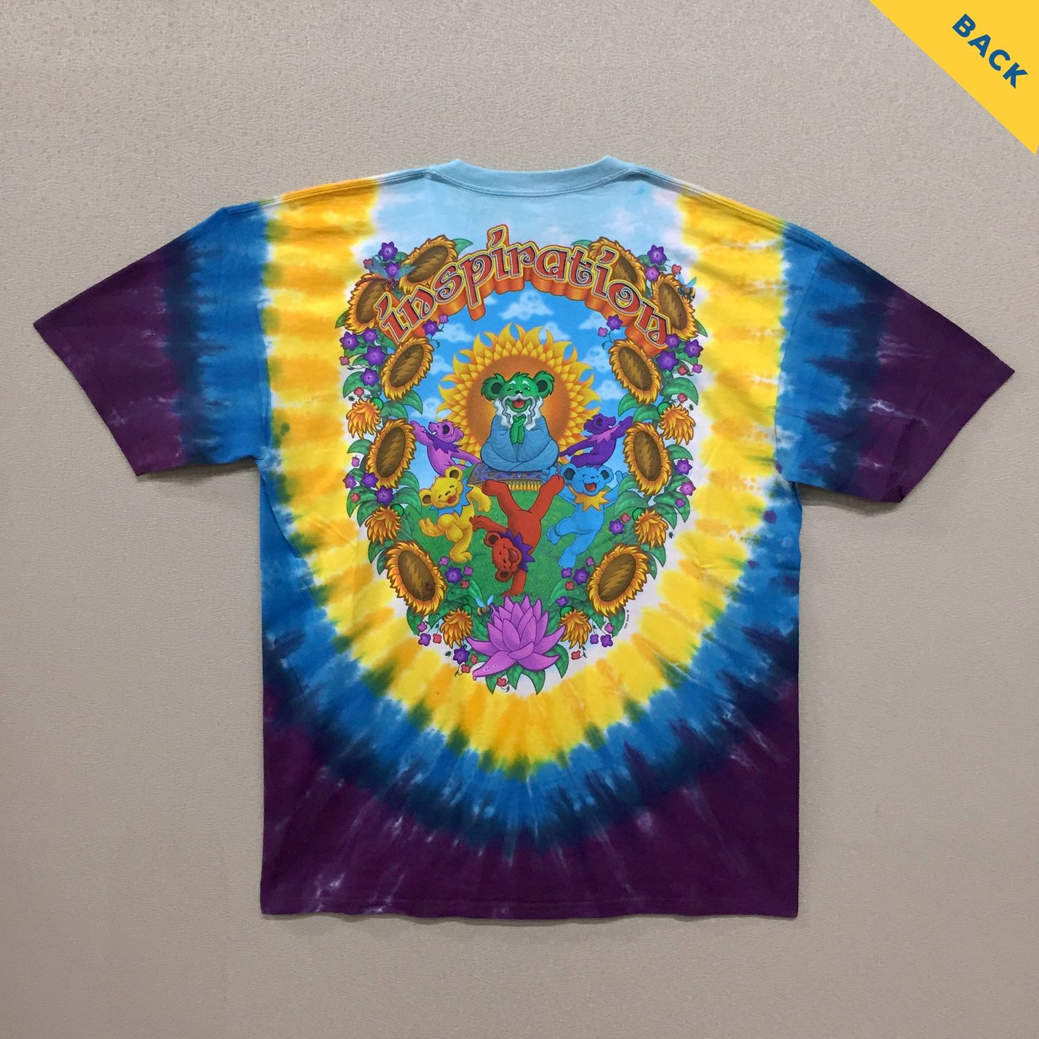 Grateful Dead Bear God Tye-Dye