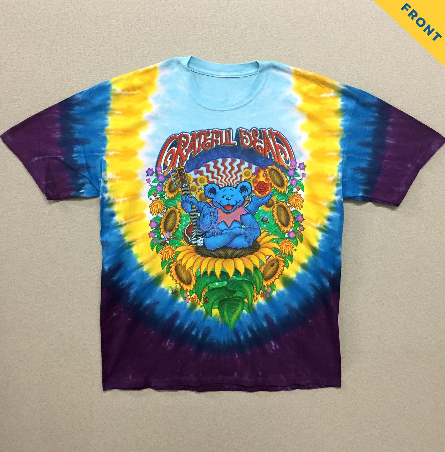 Grateful Dead Bear God Tye-Dye