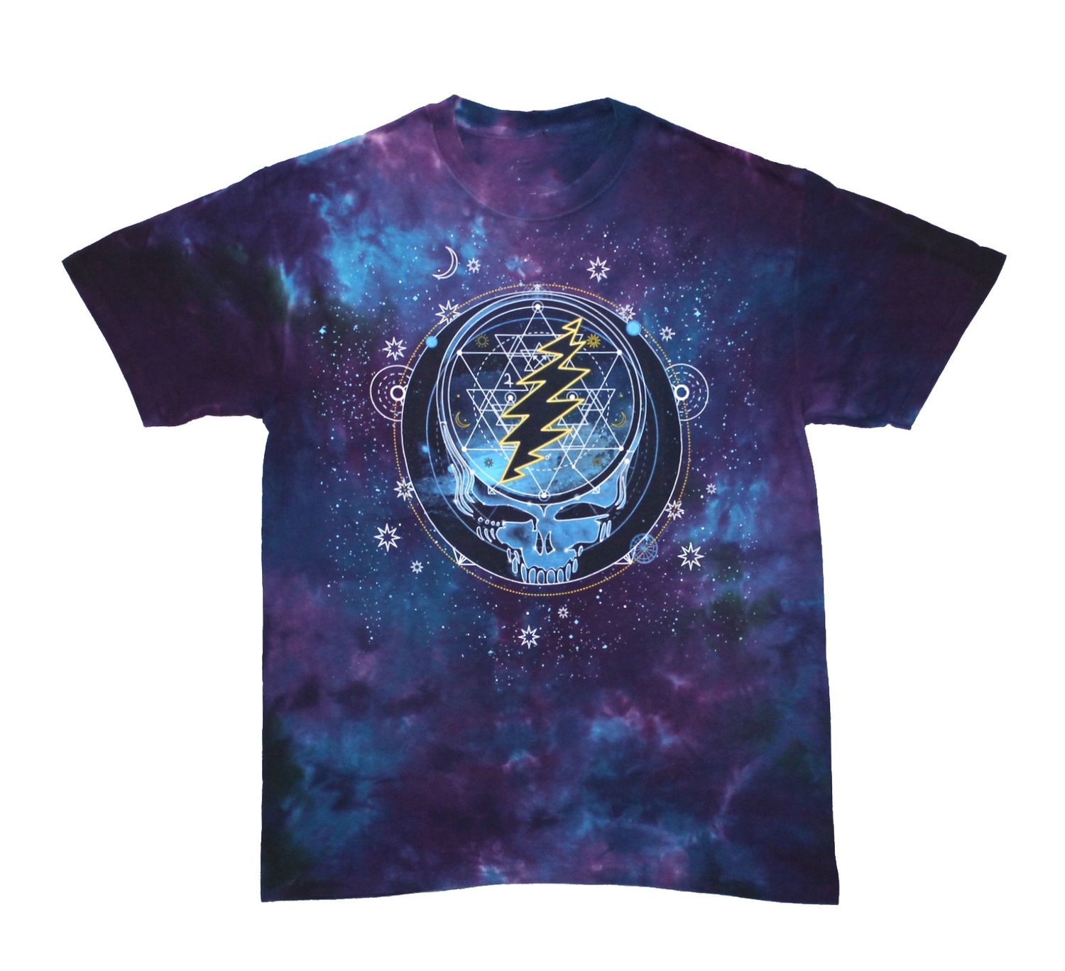 Grateful Dead Astrology Mystical Stealie - Tye-Dye