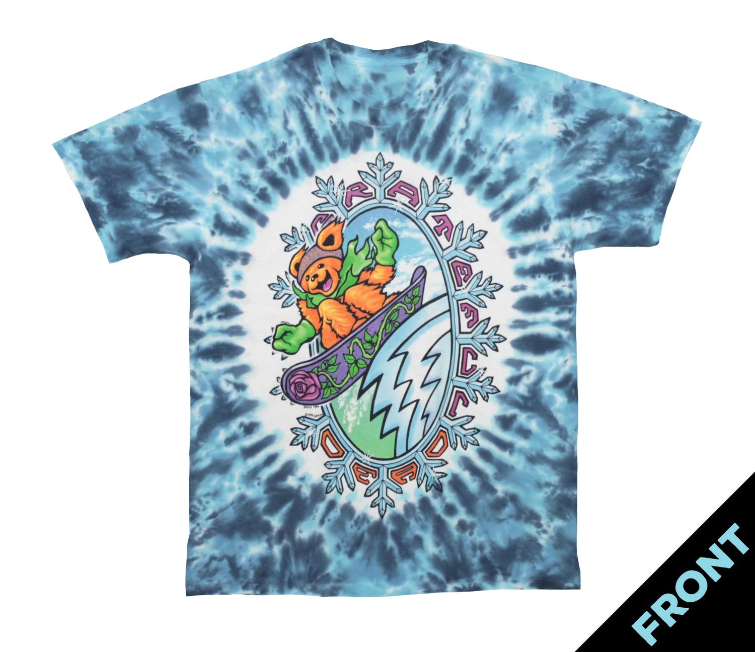 Grateful Dead Snowboard Bear - Tye Dye