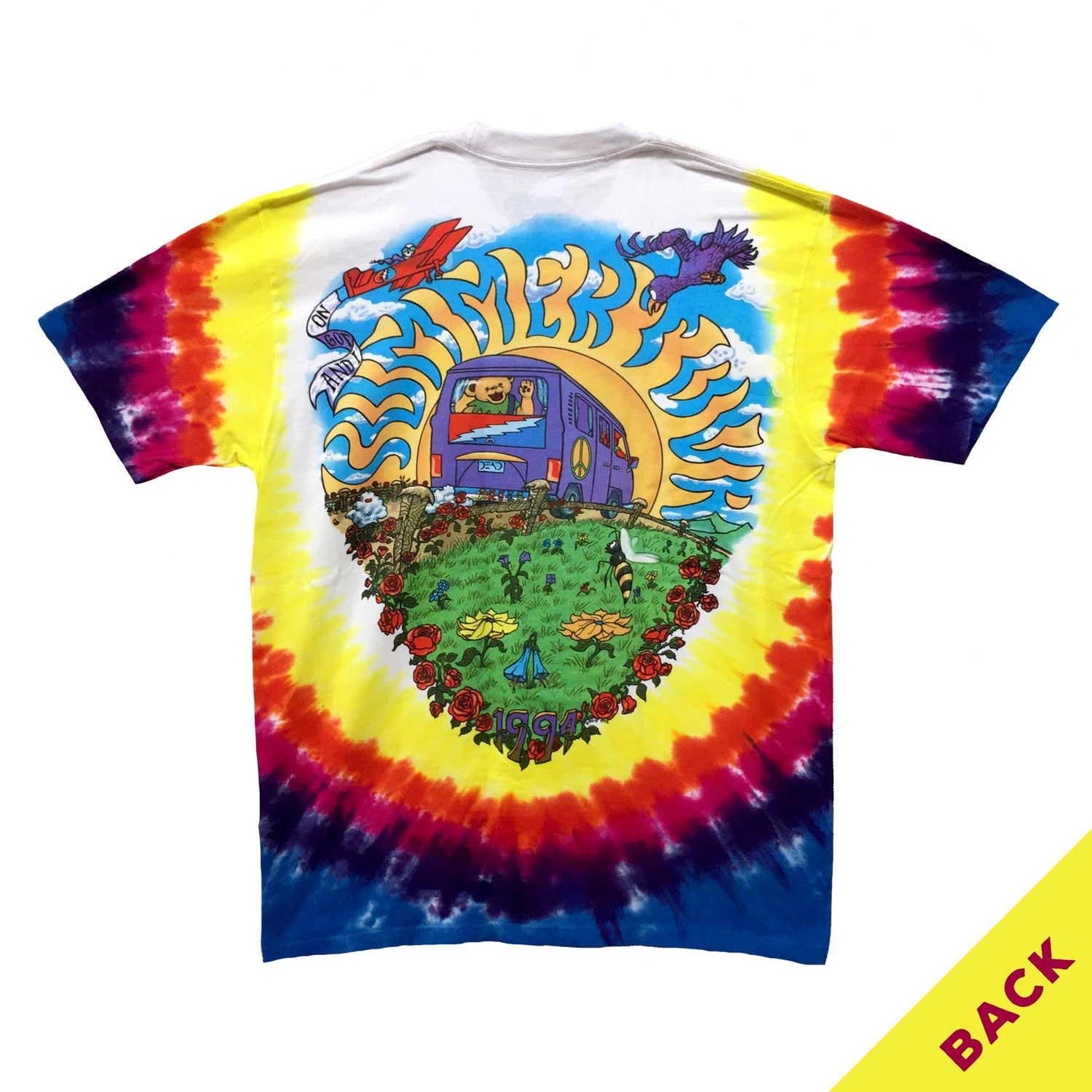 Grateful Dead Summer Tour Bus - Tye Dye
