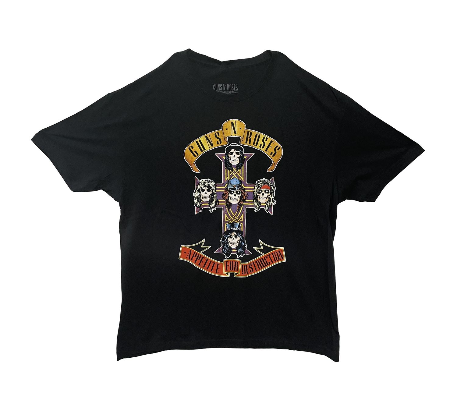 Guns N Roses Appetite Cross Vintage - Black