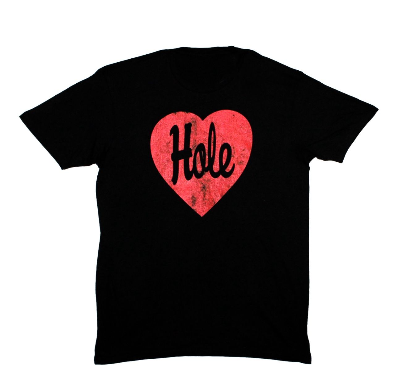 Hole Red Heart - Black