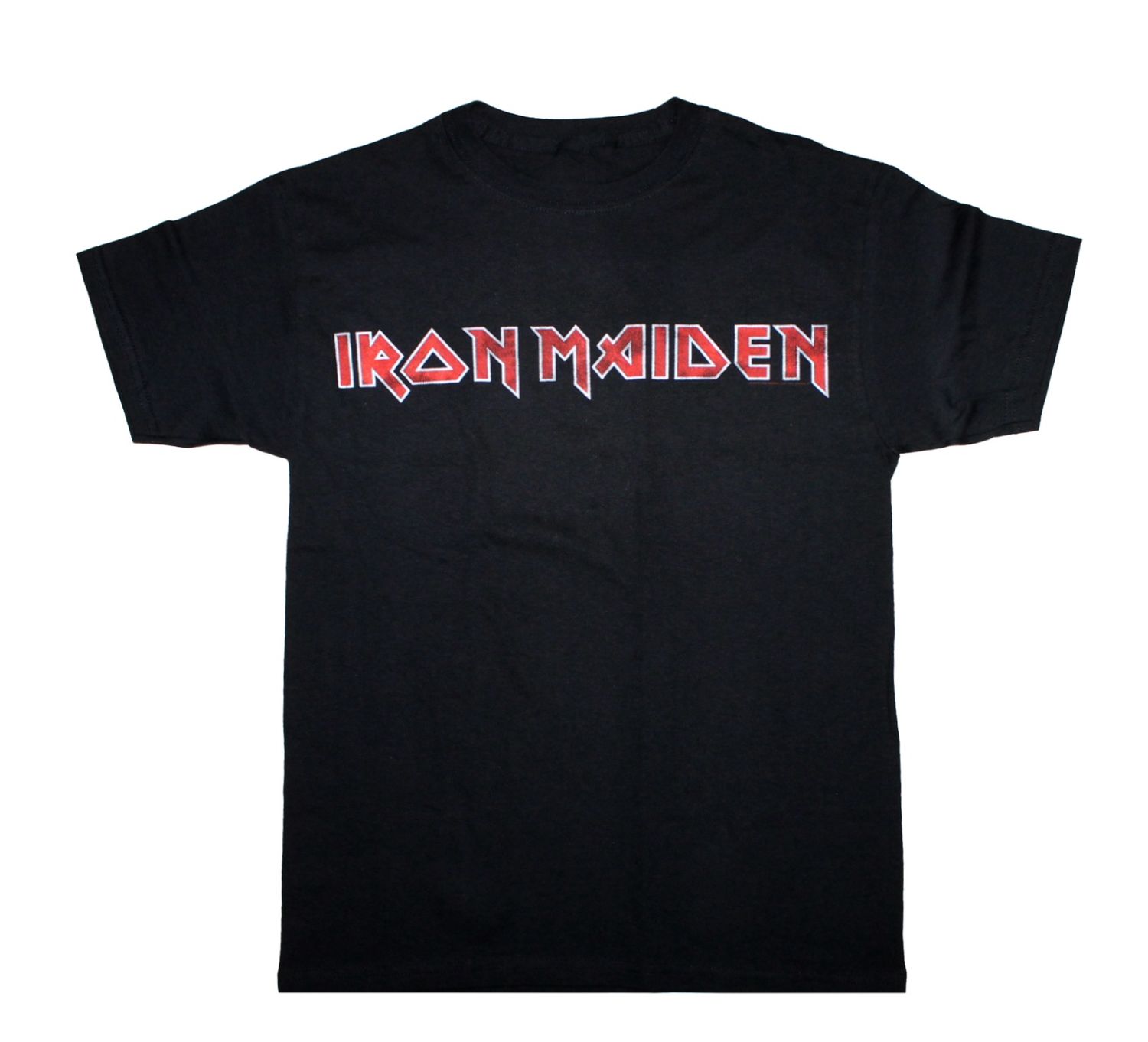 Iron Maiden Distressed Logo - Black