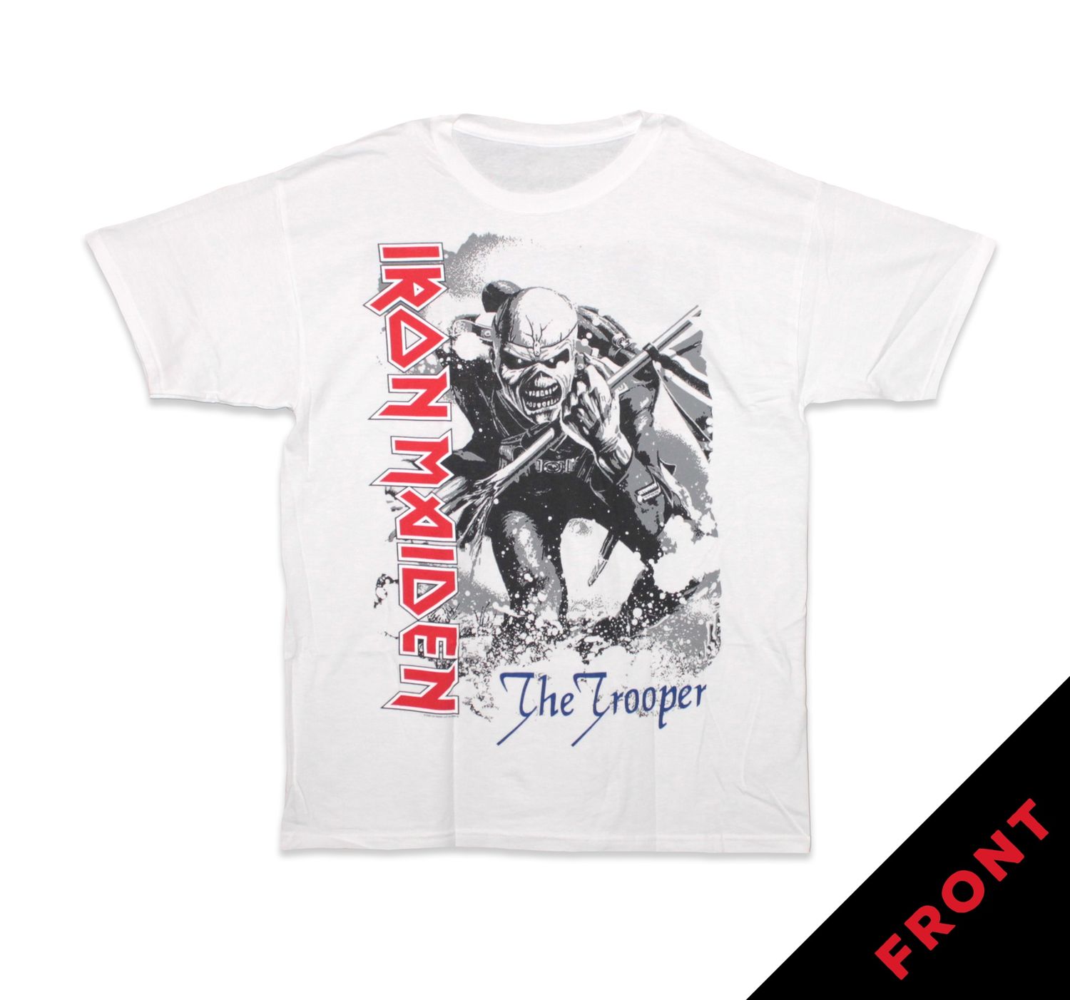 Iron Maiden B&amp;W Trooper - WHT