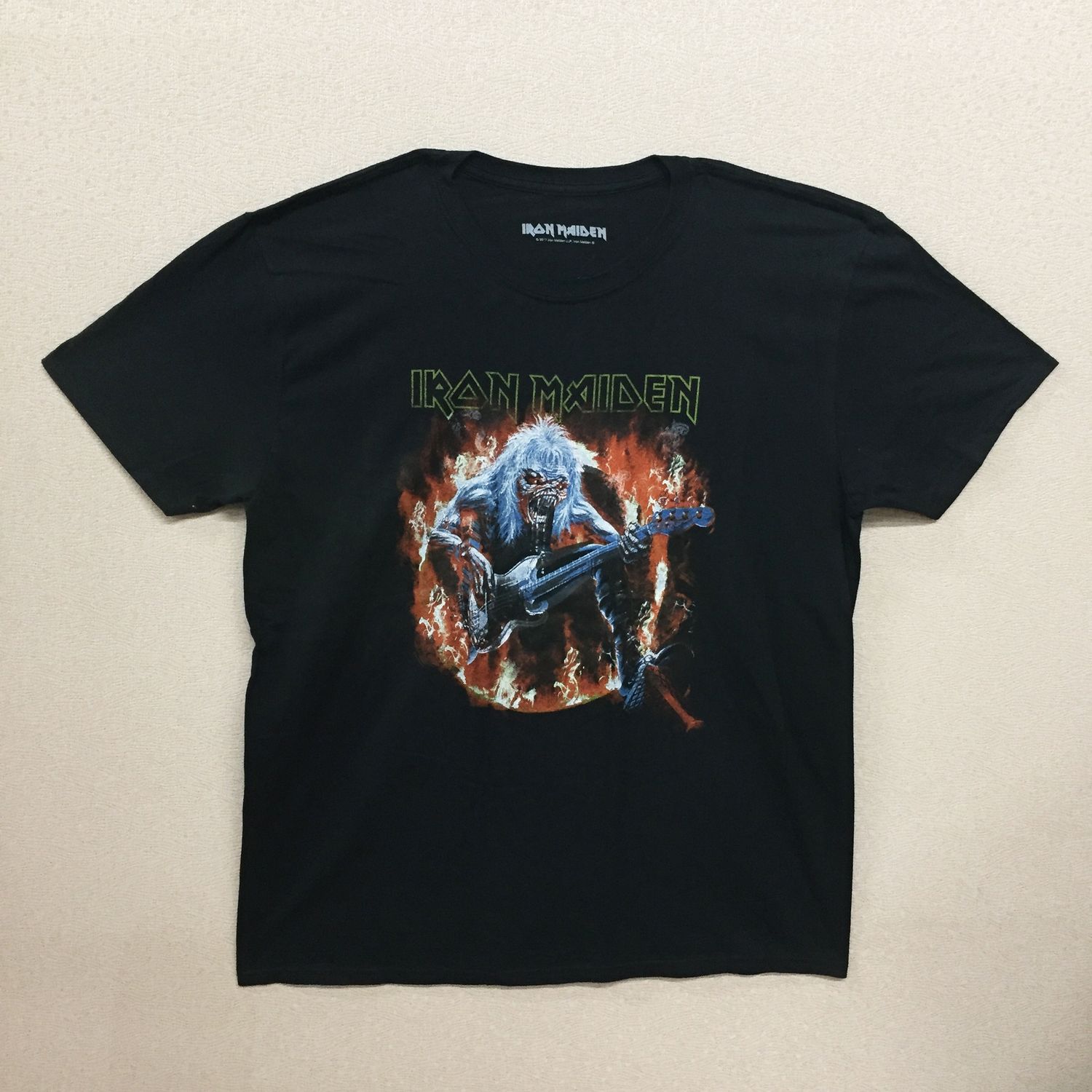 Iron Maiden Eddie On Bass - Black