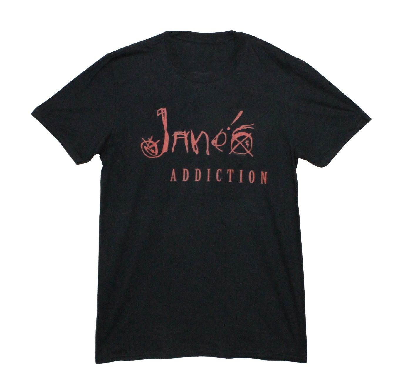 Jane's Addiction - Red Text - Black
