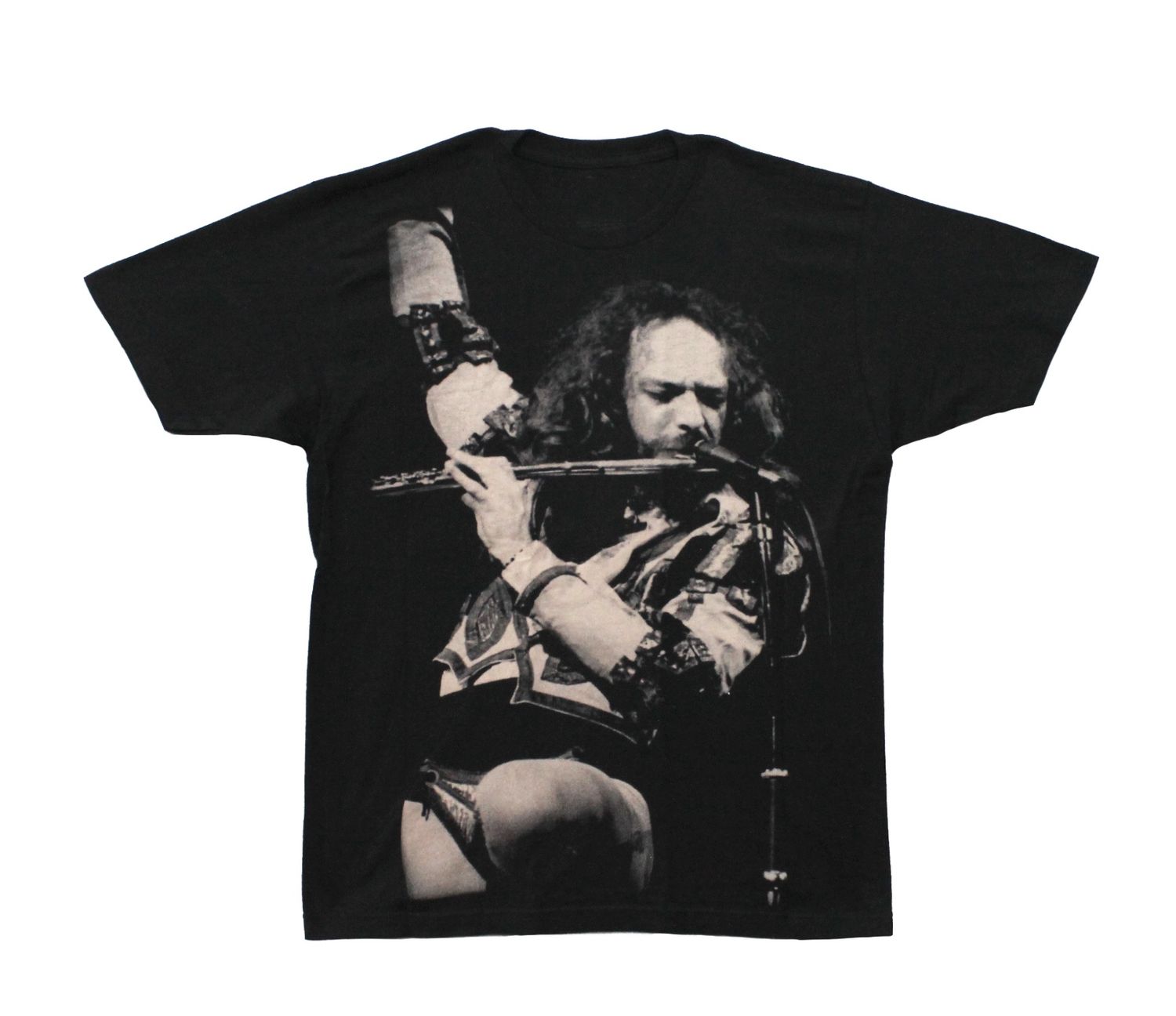 Jethro Tull Flute Icon Full Print - Black
