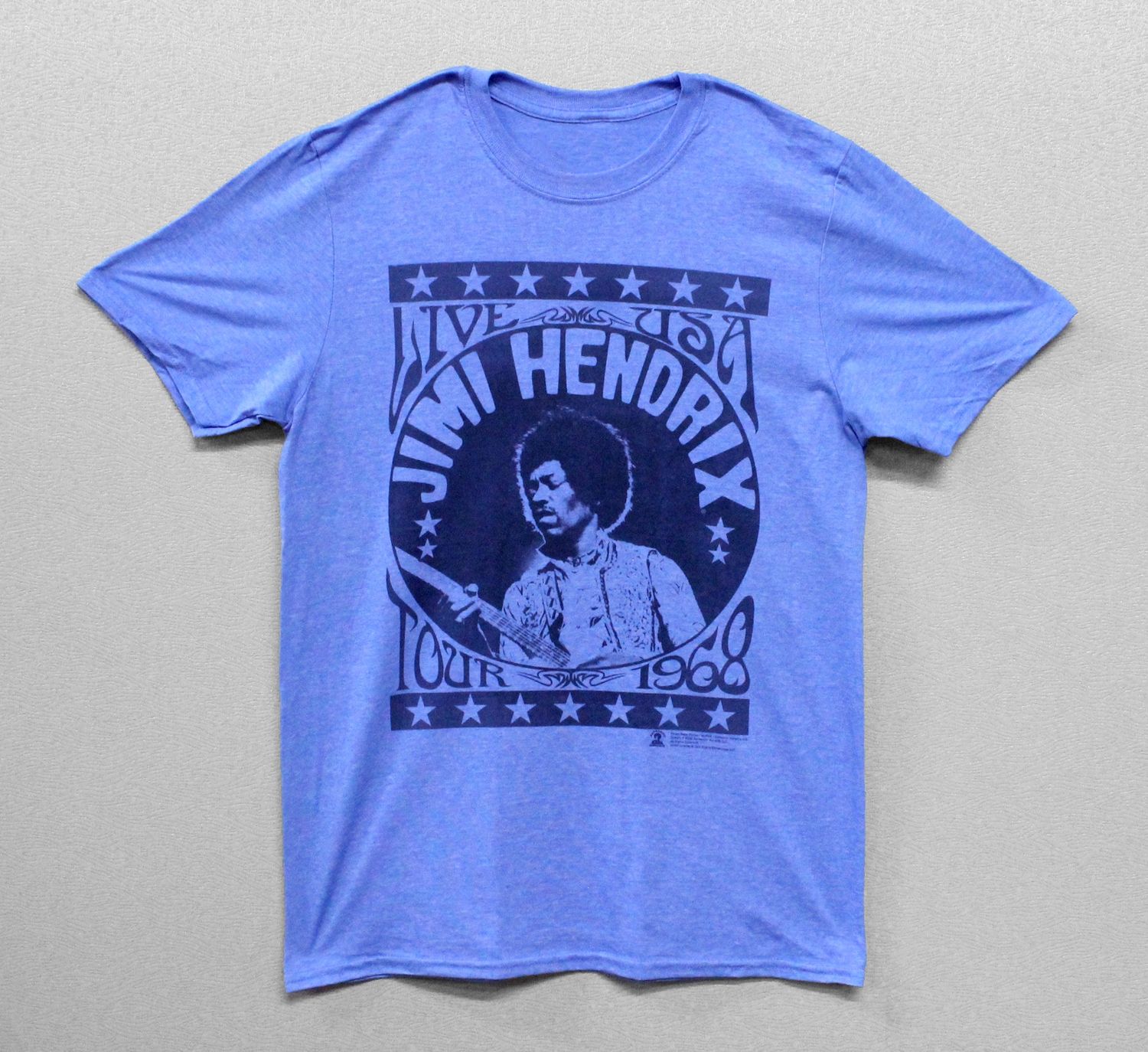 Jimi Hendrix Live USA Tour 1968 - Royal Heather Blue