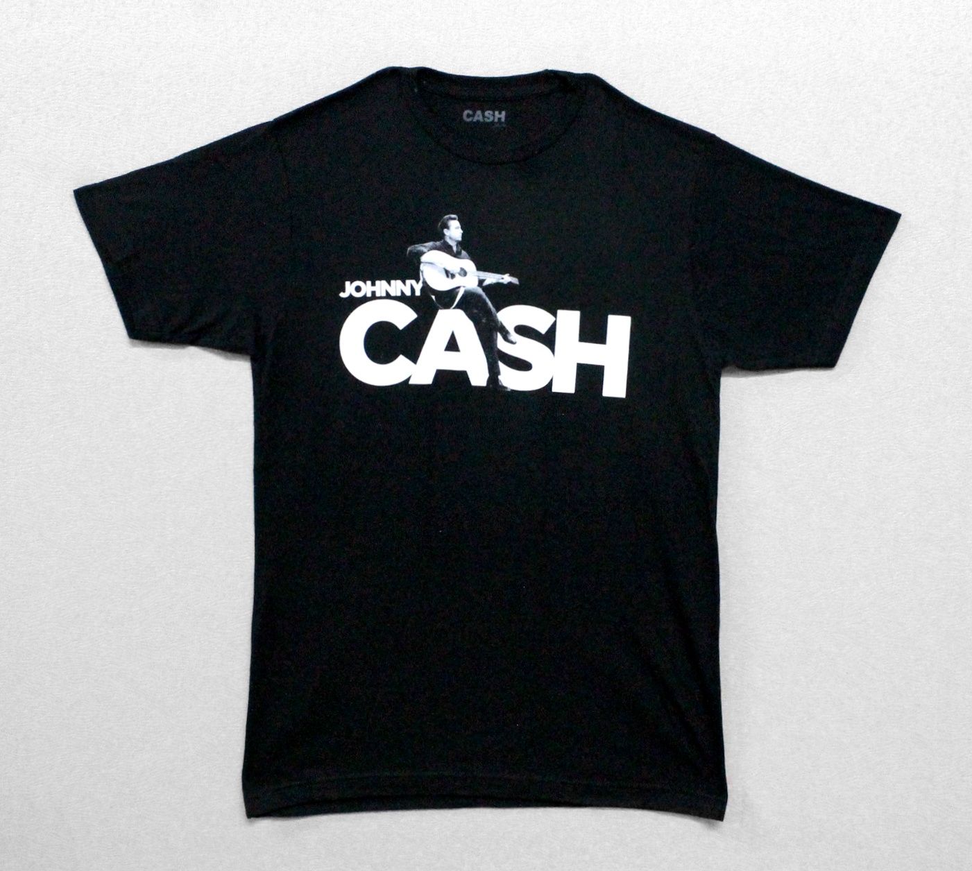 Johnny Cash Sitting on Cash-Black