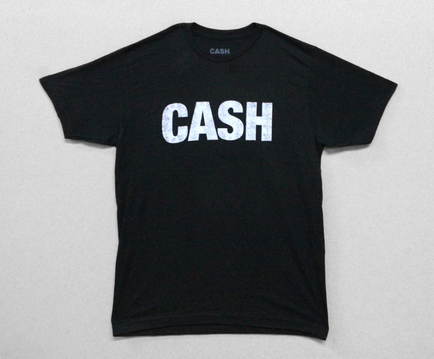 Johnny Cash Distressed-Black