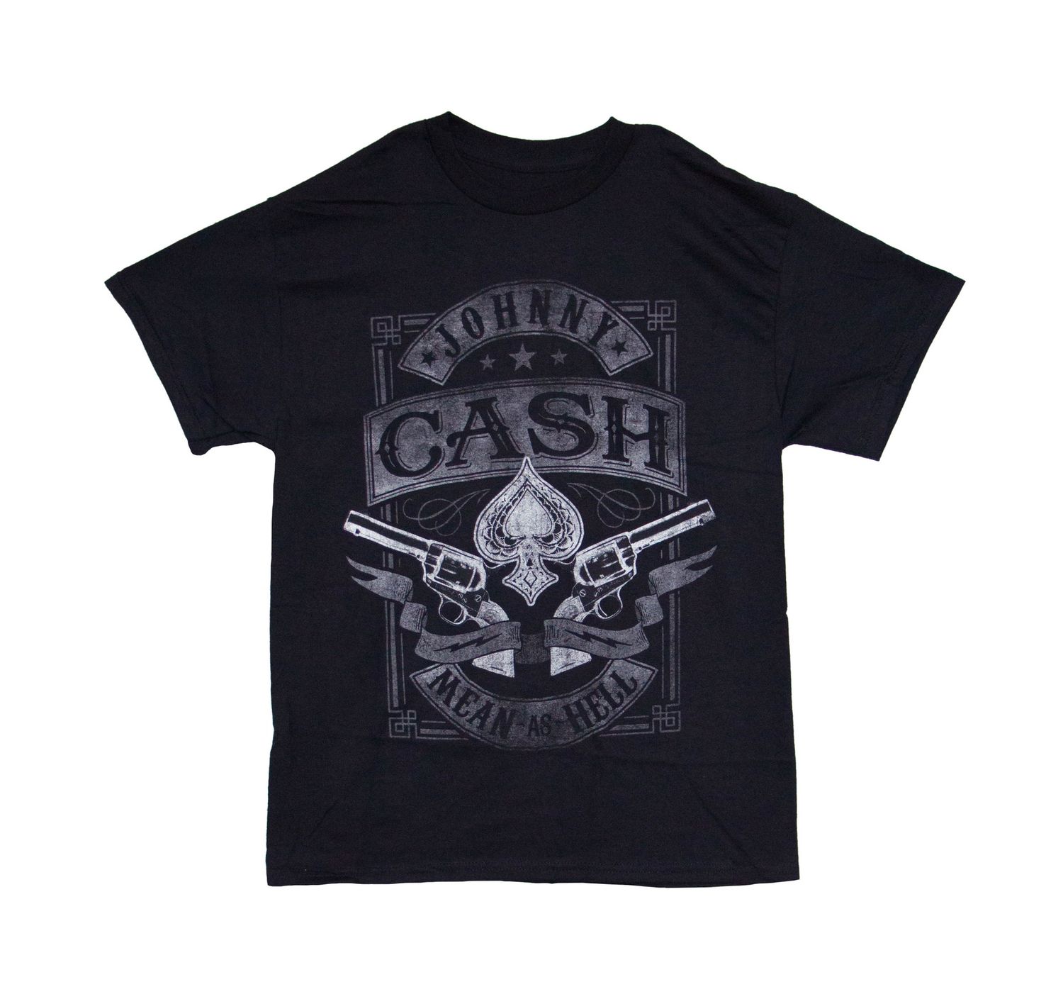 Johnny Cash - Mean as Hell Guns Ver. 2 - BLK