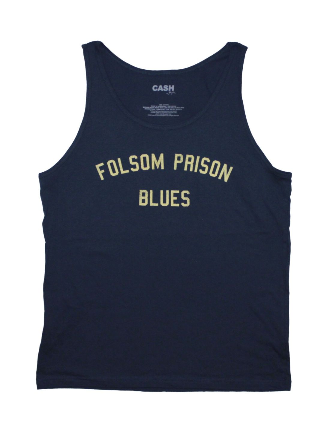 Johnny Cash Folsom Prison Blues - BLU Tank