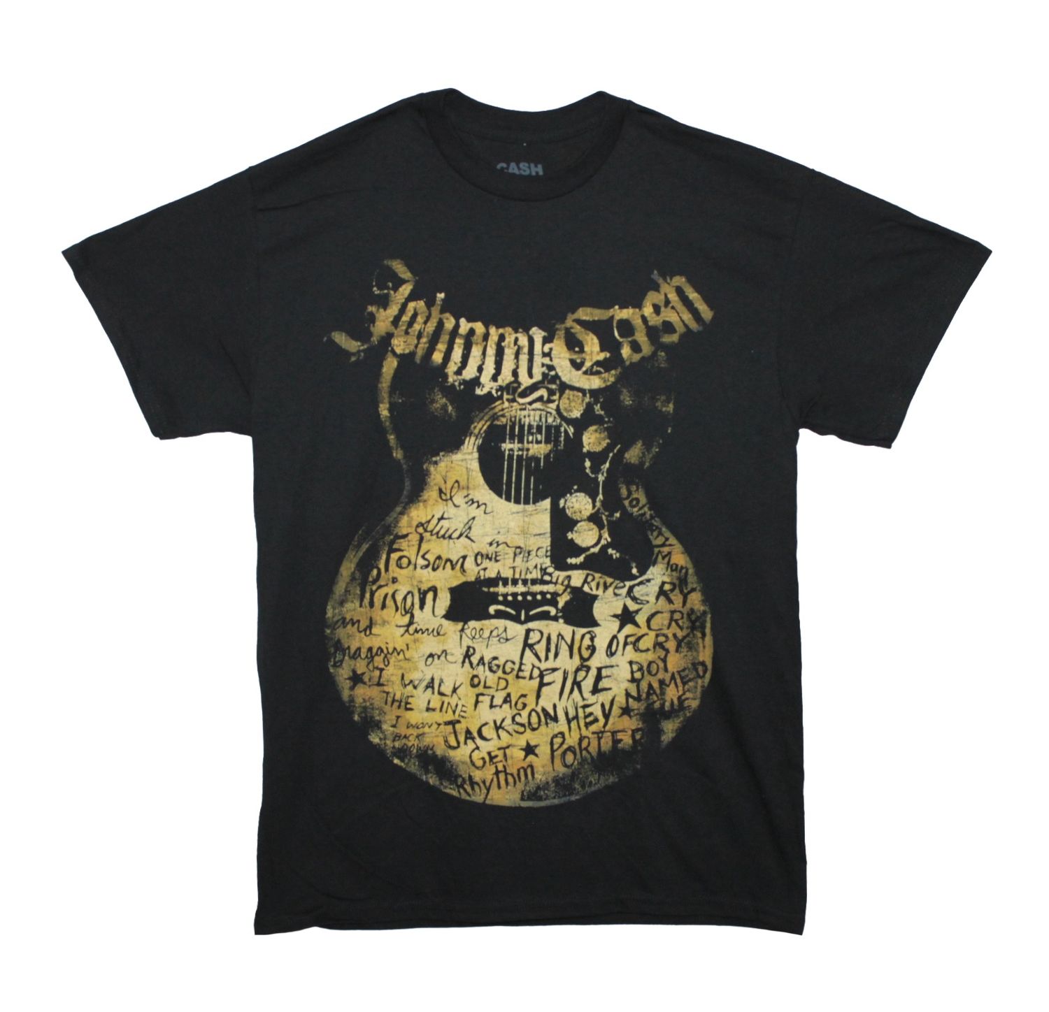 Johnny Cash Songs Guitar - BLK