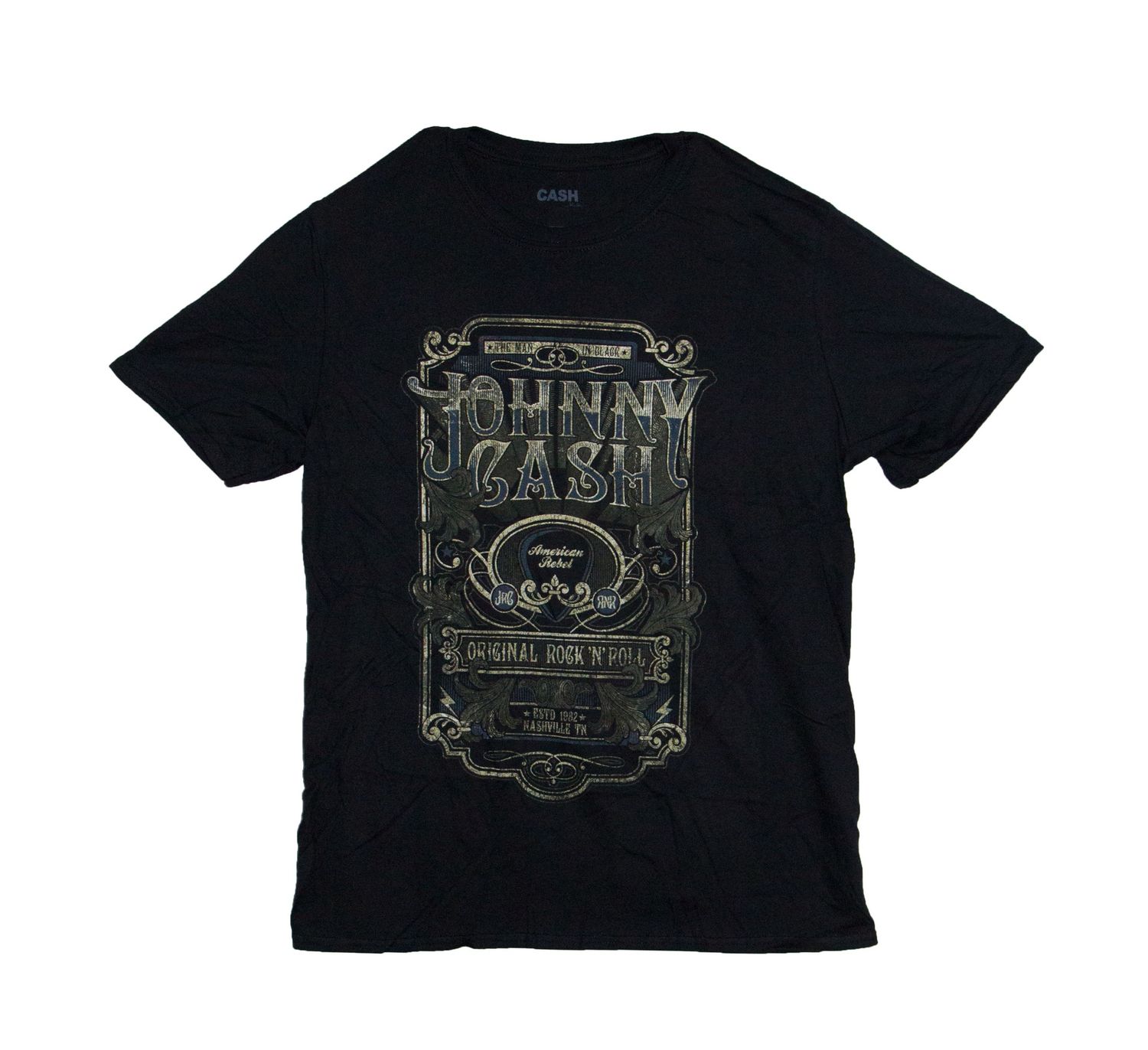Johnny Cash - Retro Type - BLK