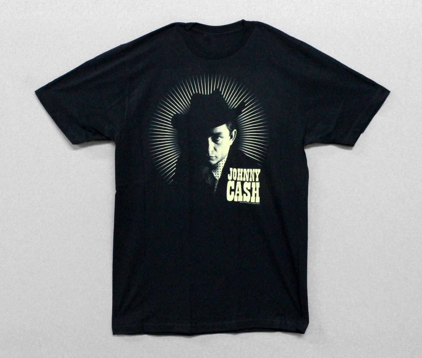 Johnny Cash Cowboy Hat With Lines in Yellow- Black