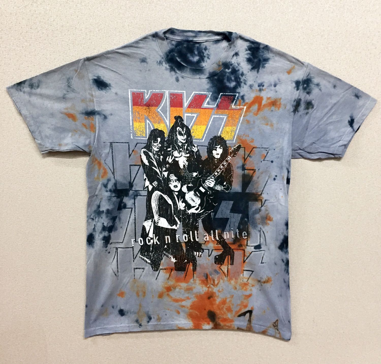 Kiss Rock N Roll All Nite -Tye Dye