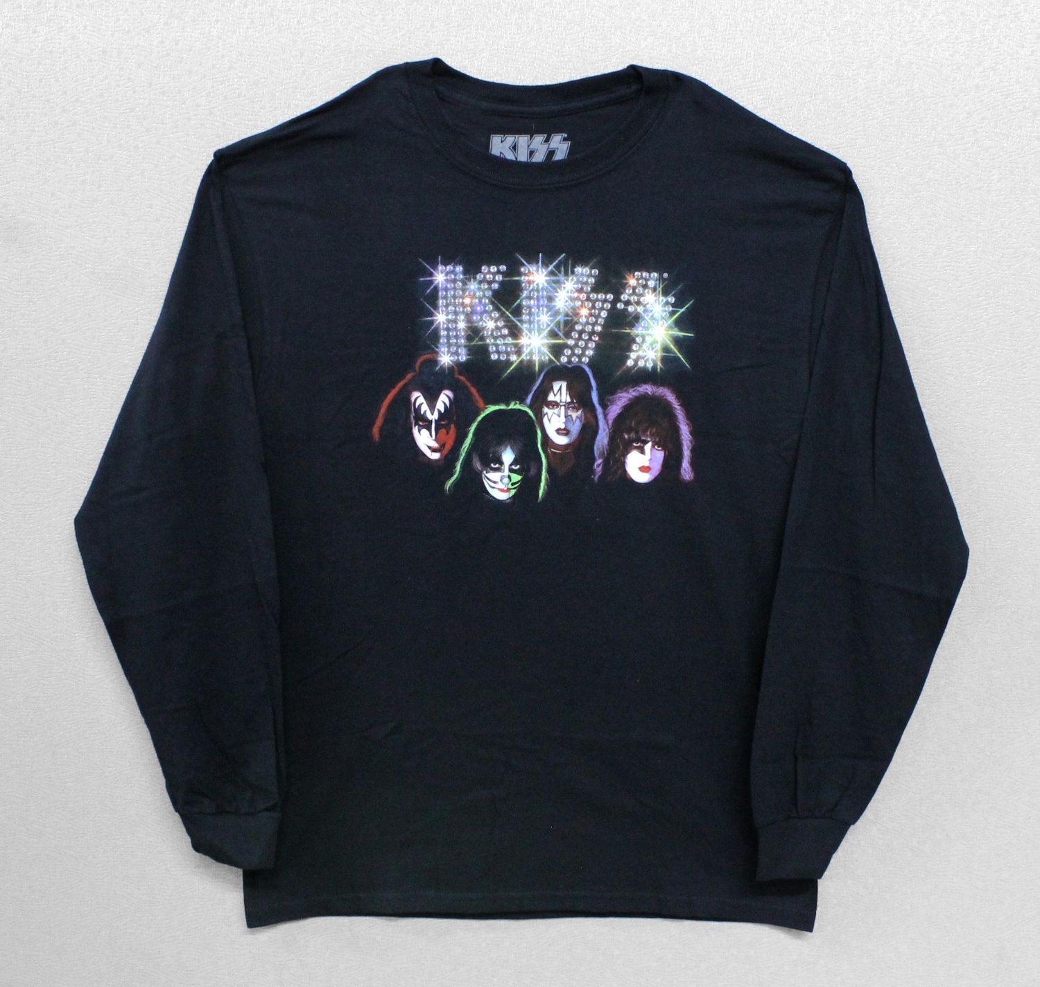 Kiss Portrait Longsleeve - Black