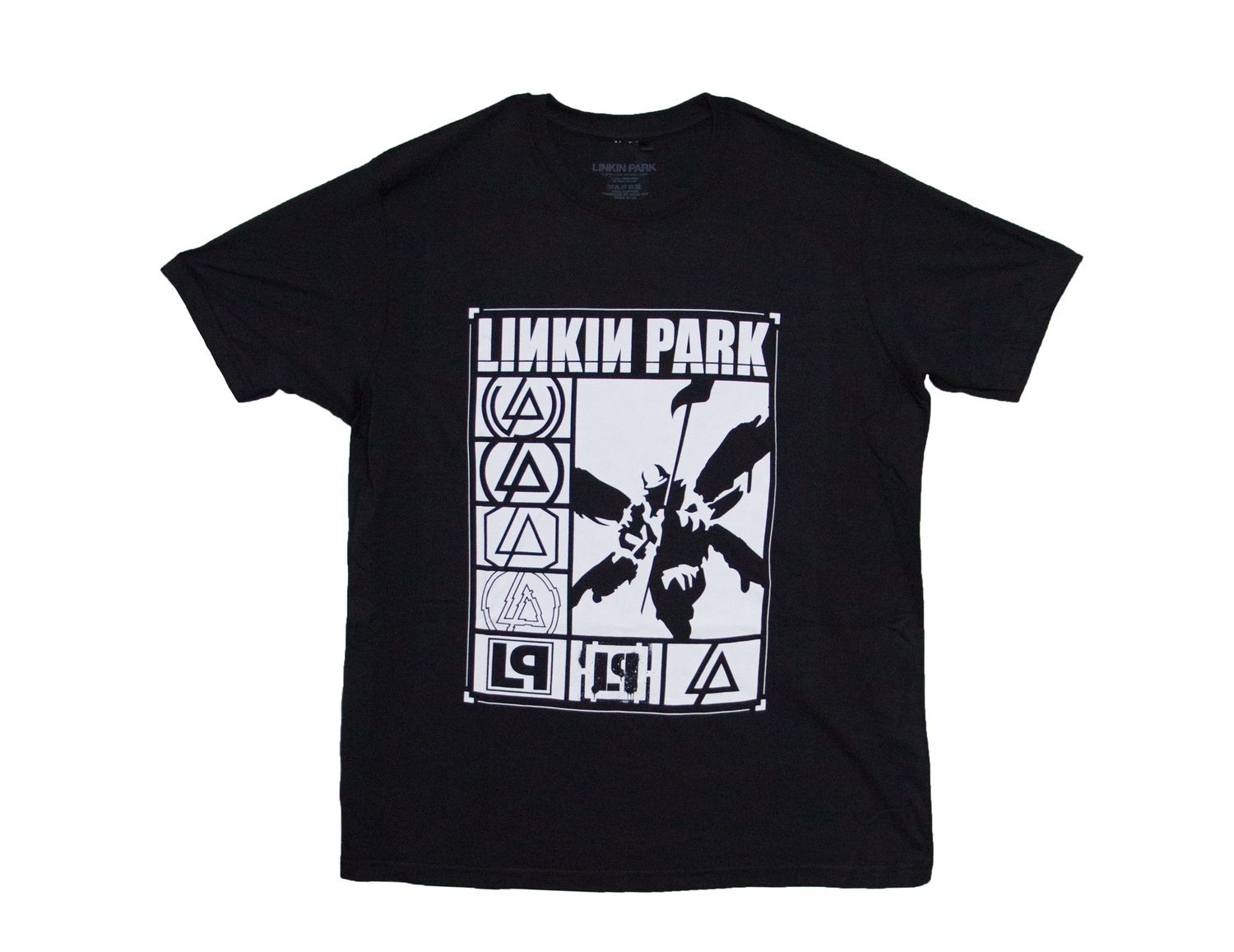 Linkin Park - Logos Rectangle - BLK