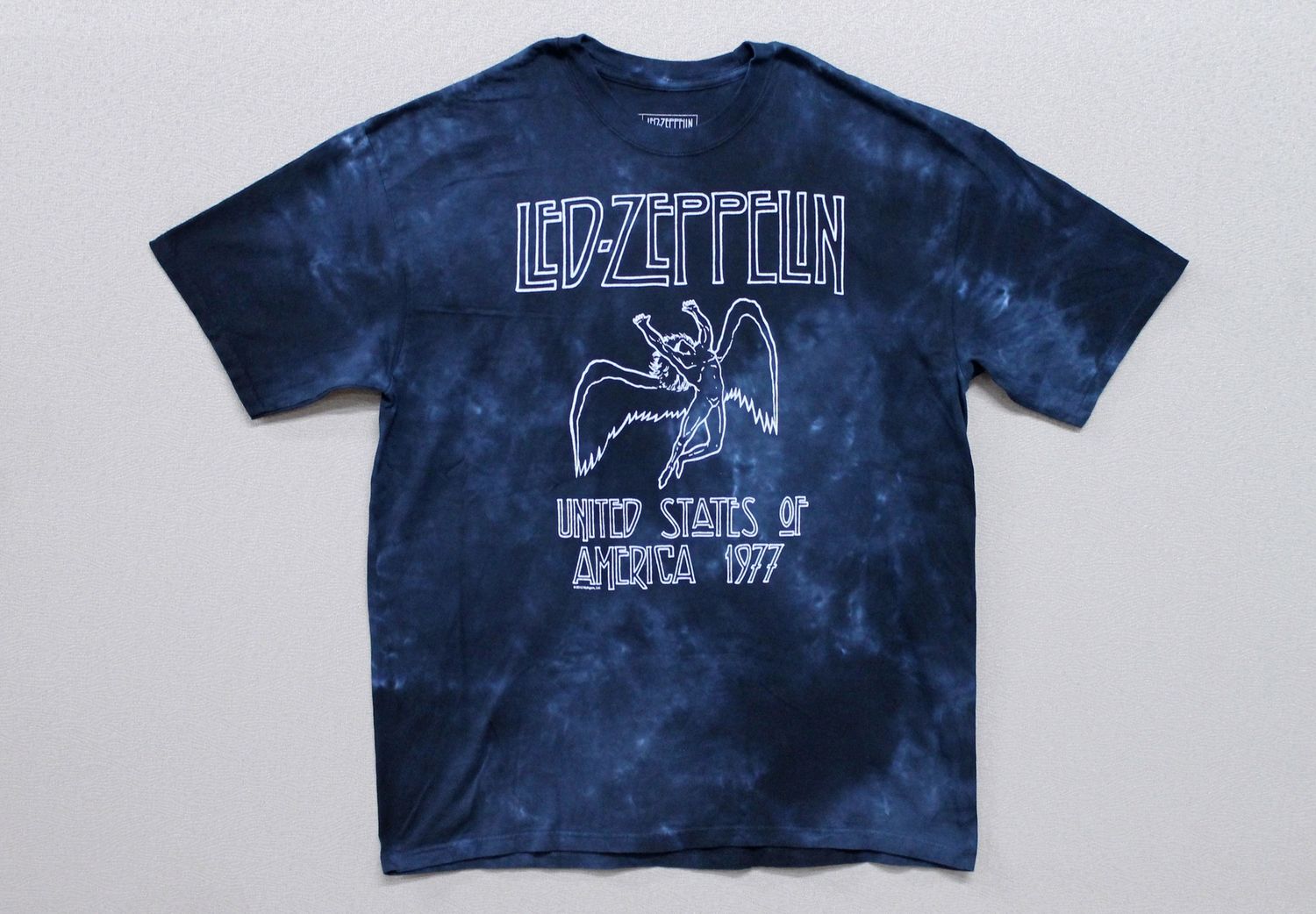 Led Zeppelin Icarus 1977 Tour Dark Tye-Dye