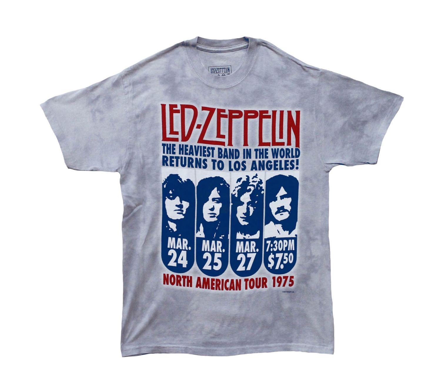 Led Zeppelin LA 1975 - Tye Dye
