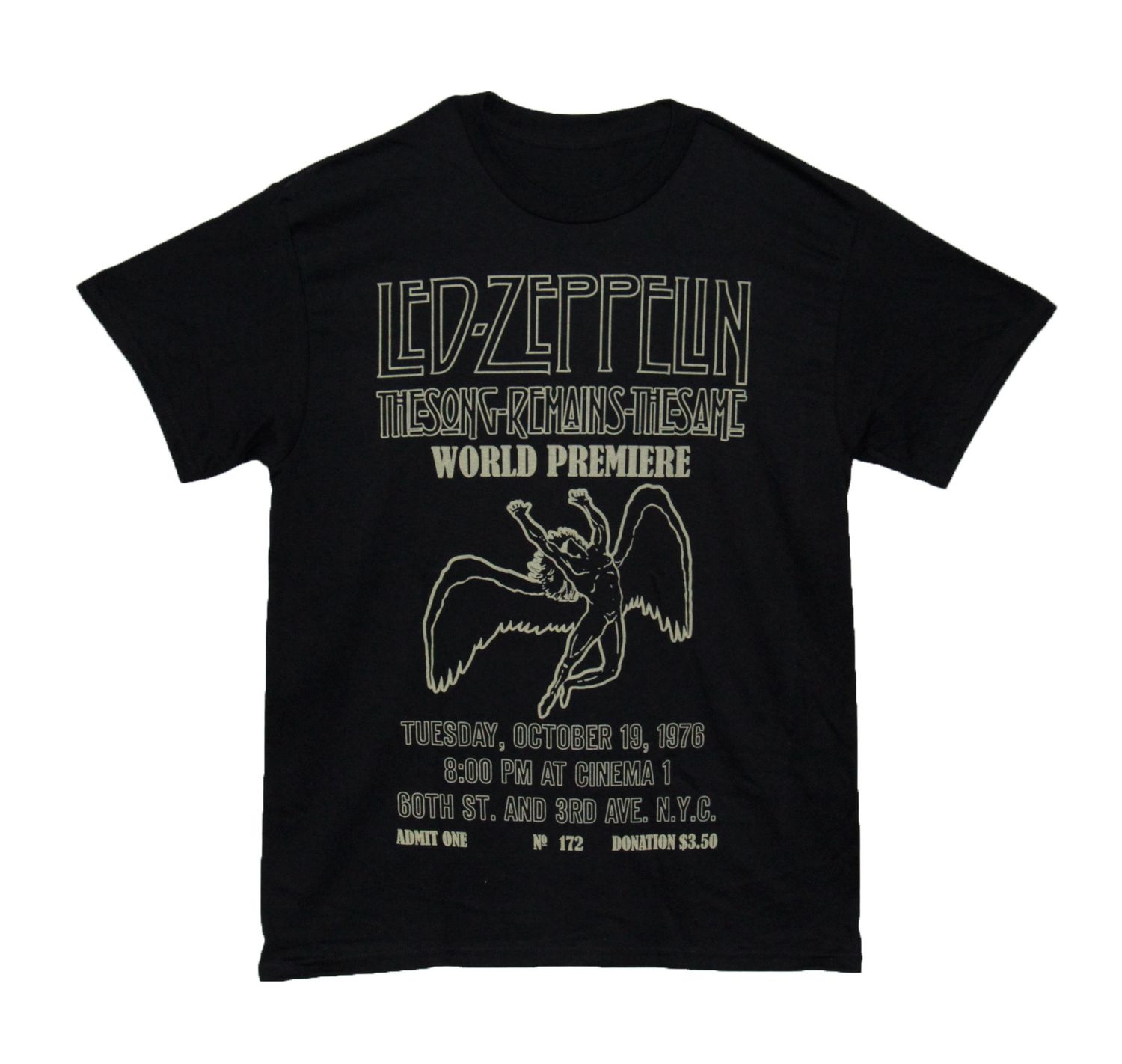 Led Zeppelin Song Remains the Same - Black
