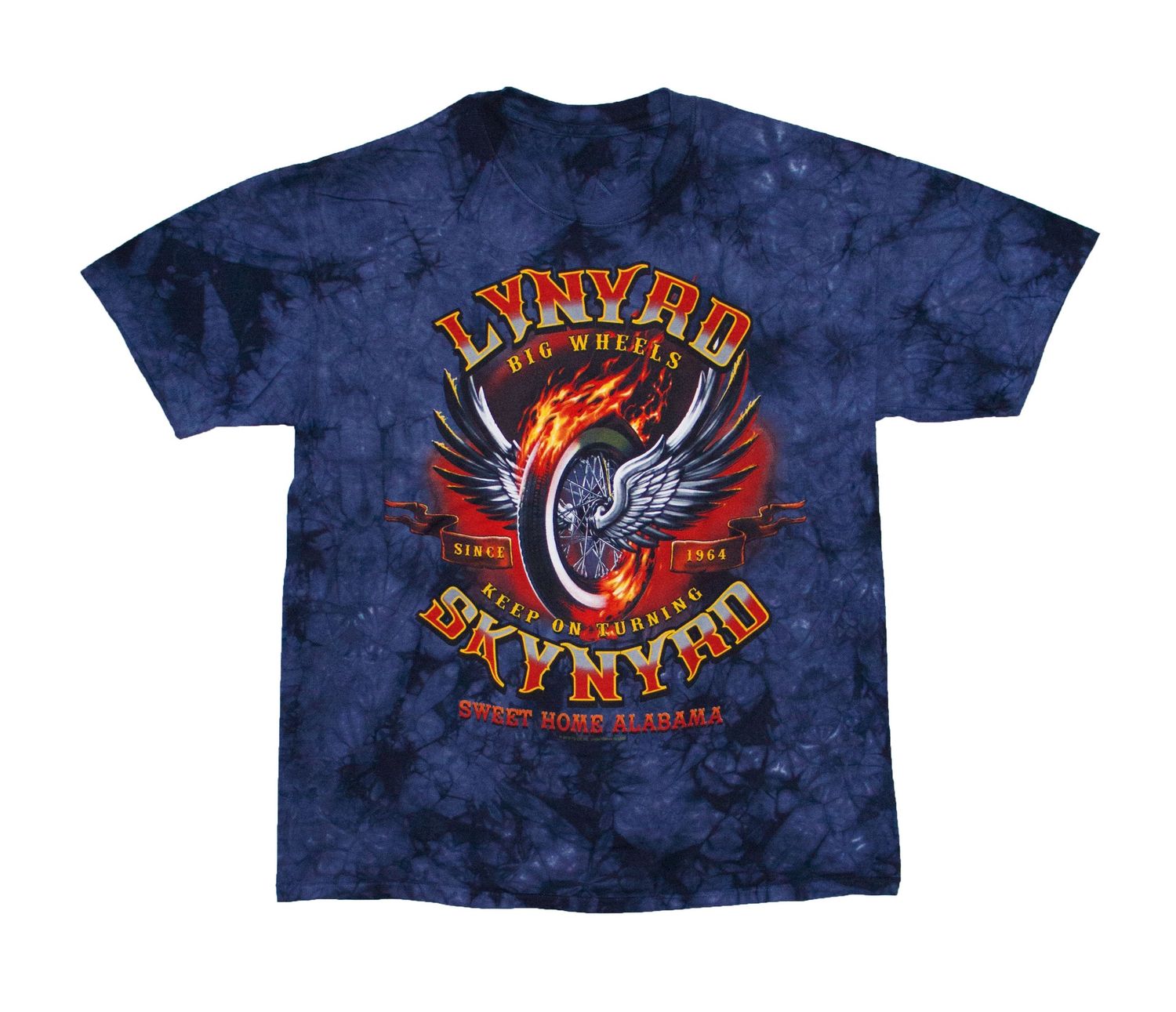 Lynyrd Skynyrd Big Wheels - Navy Wash