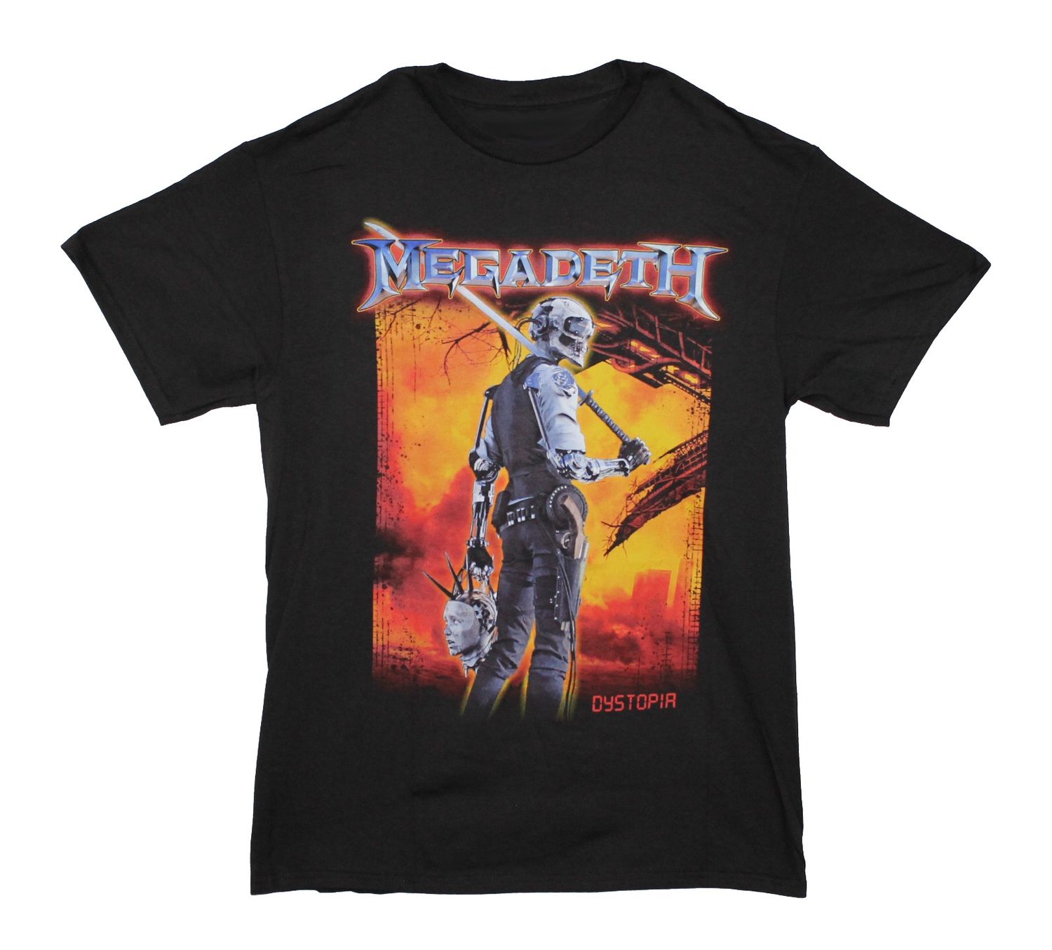 Megadeth Dystopia Orange Cover - Black