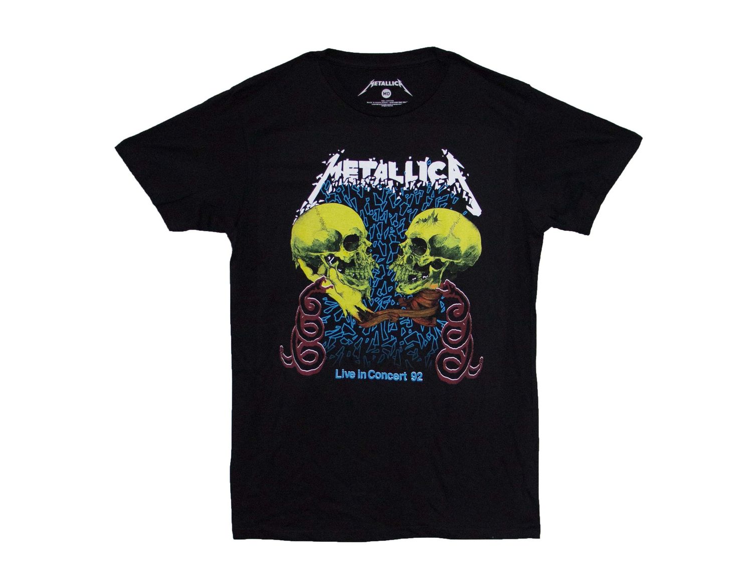 Metallica - Live in '92 Skulls - BLK