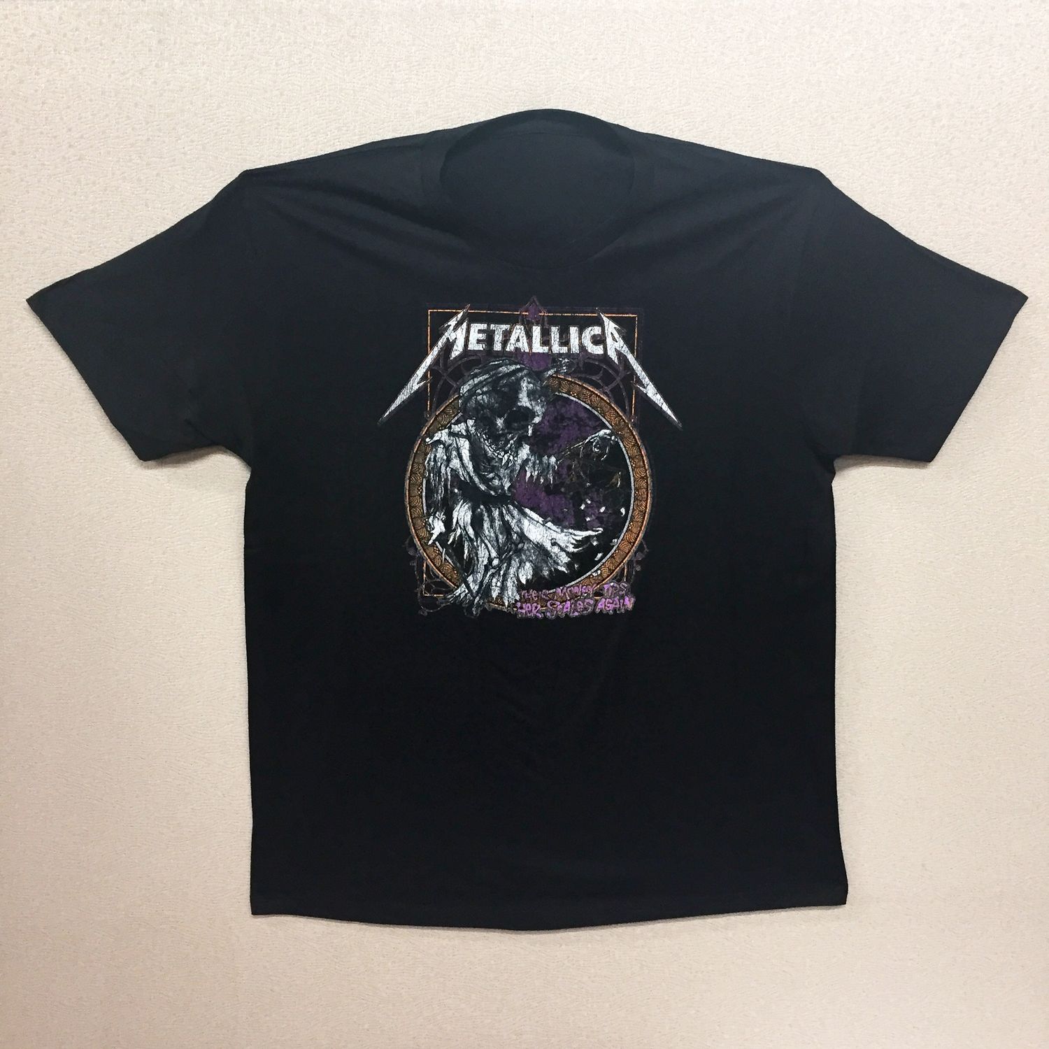 Metallica: Damaged Justice Distressed-Purple Background