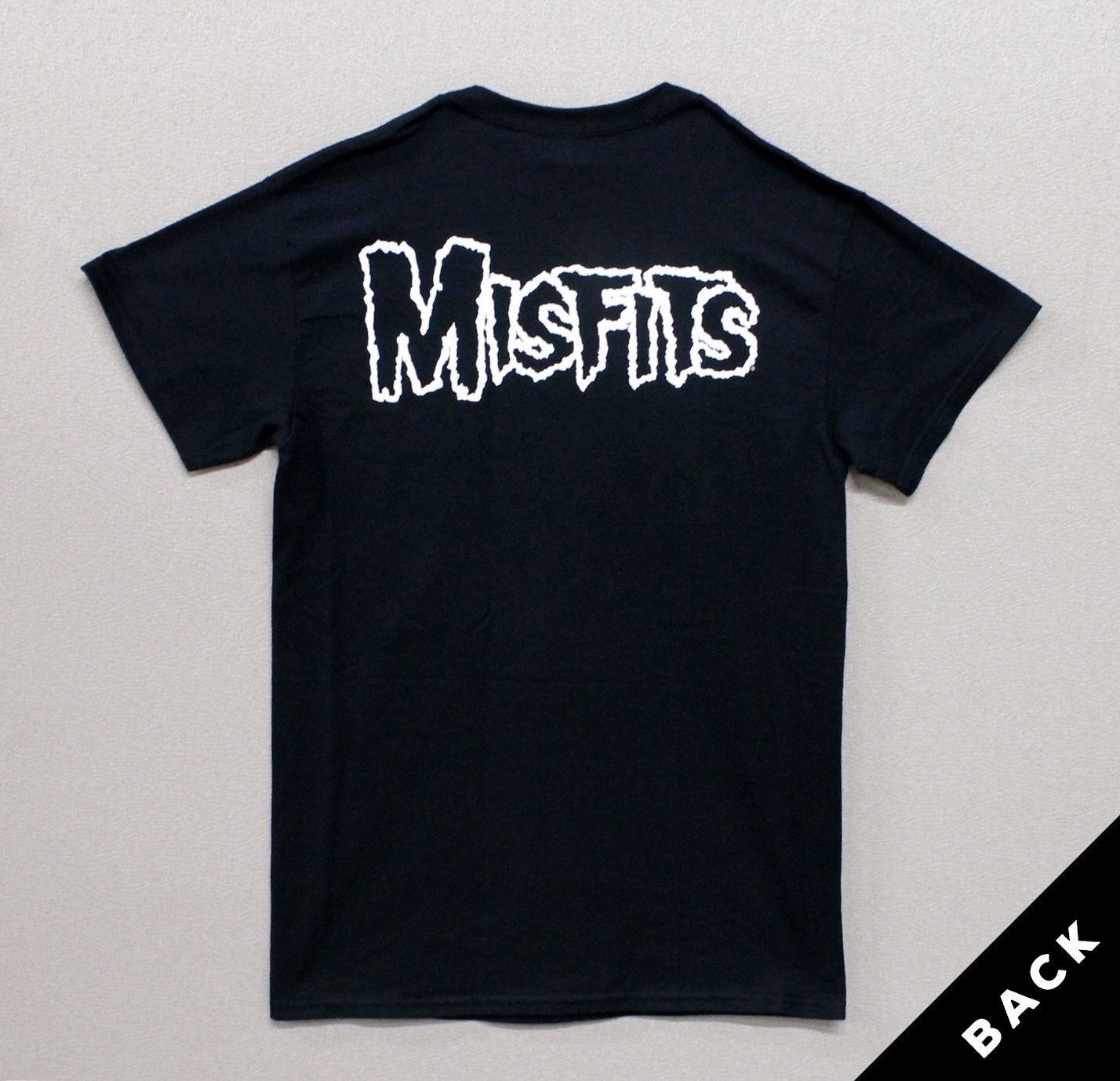 Misfits Classic Skull Back Logo - Black