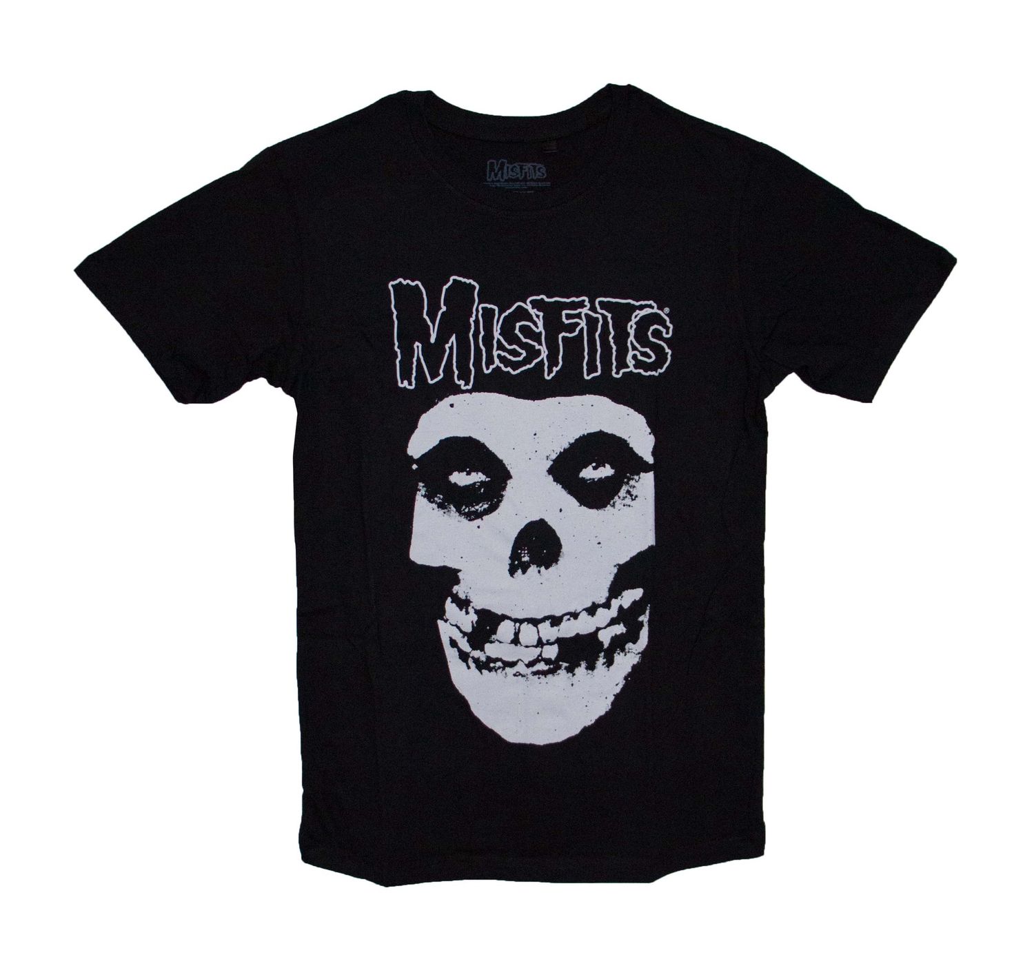 Misfits Classic Skull Logo w/ Text - Black